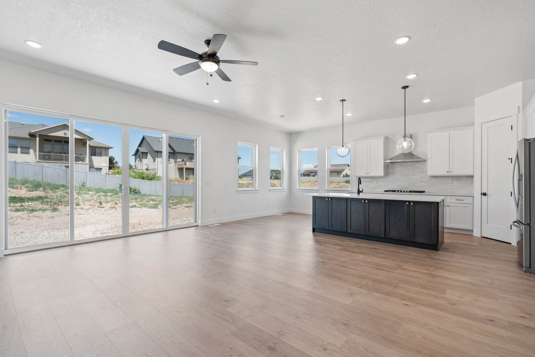 The Harmony has an open concept layout.