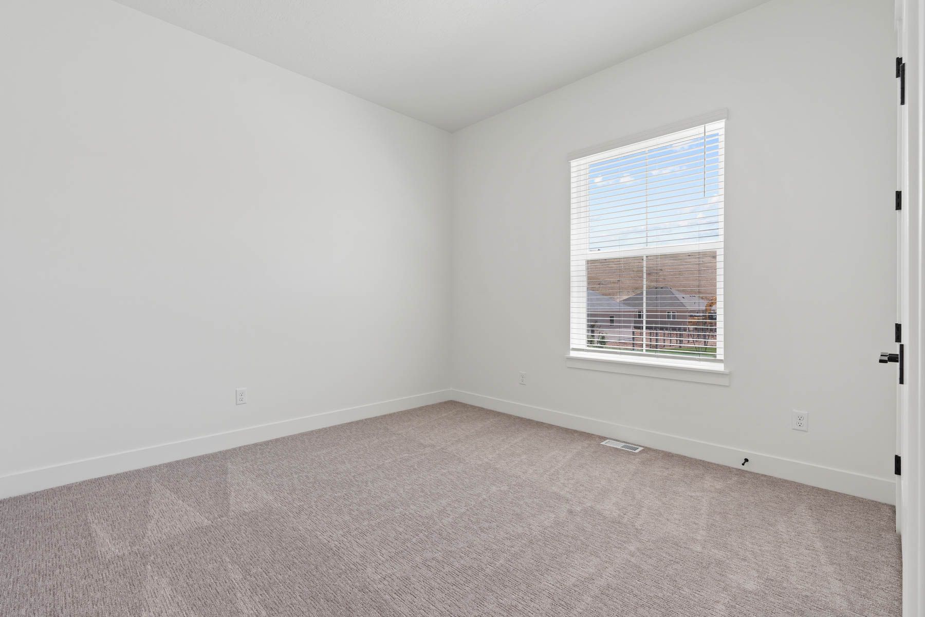 The secondary bedroom are a great space for children's bedrooms or as a guest room.