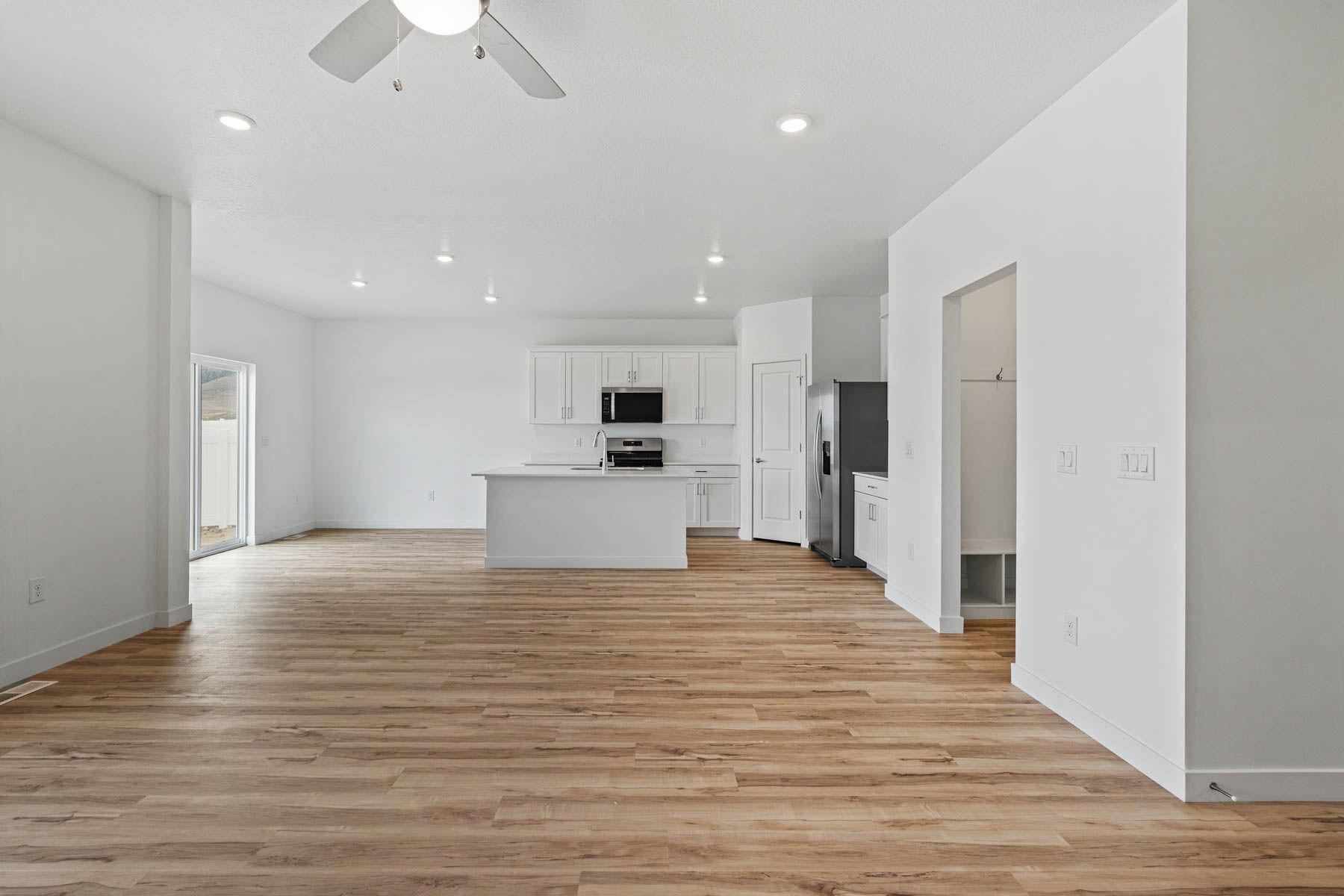 The Granite has an open-concept layout.