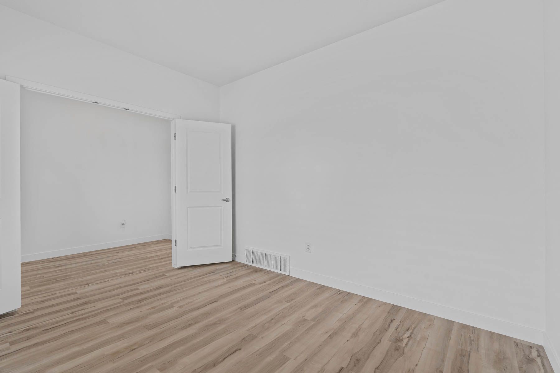 The flex room sits right off of the foyer. 