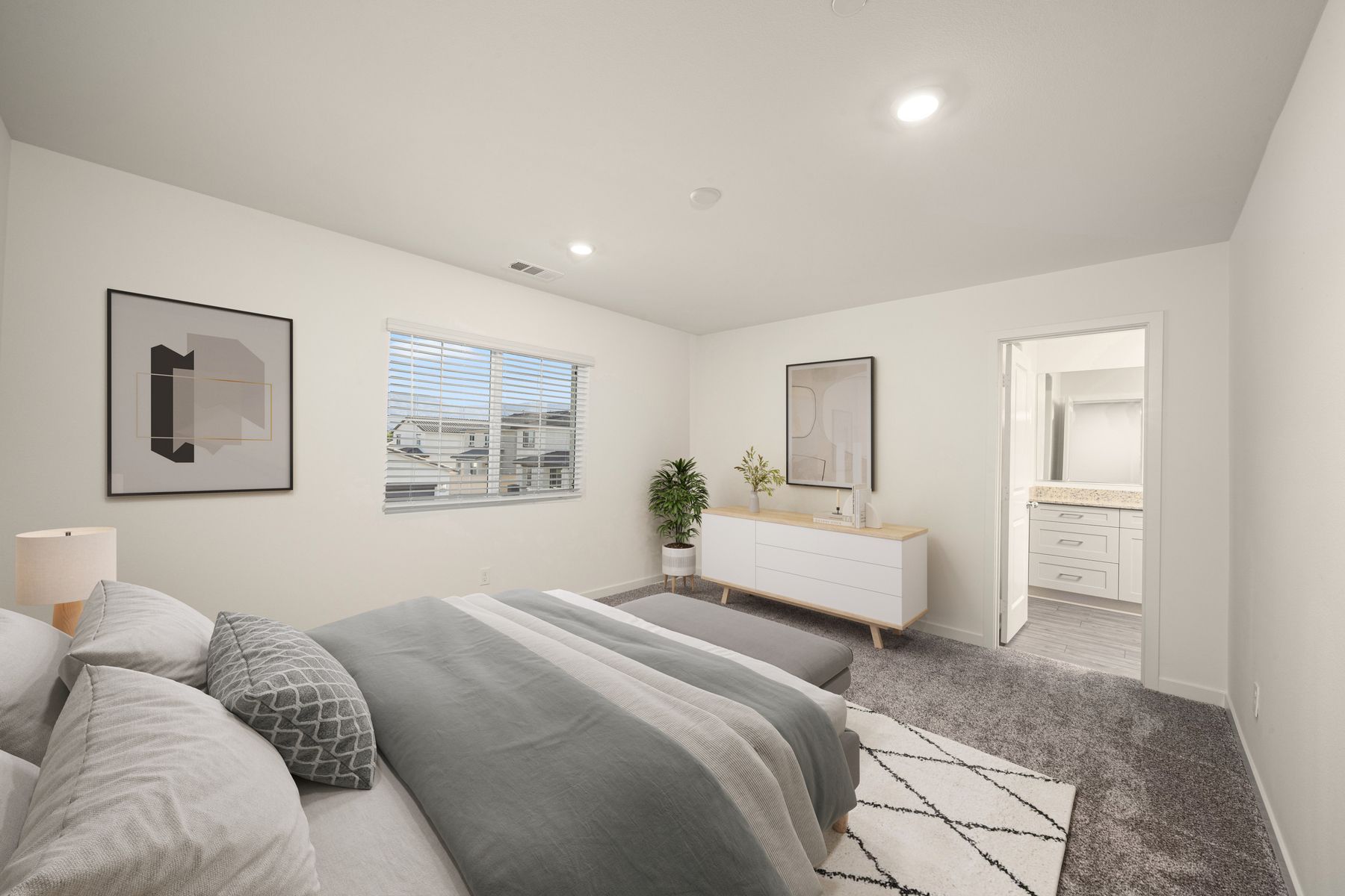 The master bedroom will be your own private retreat