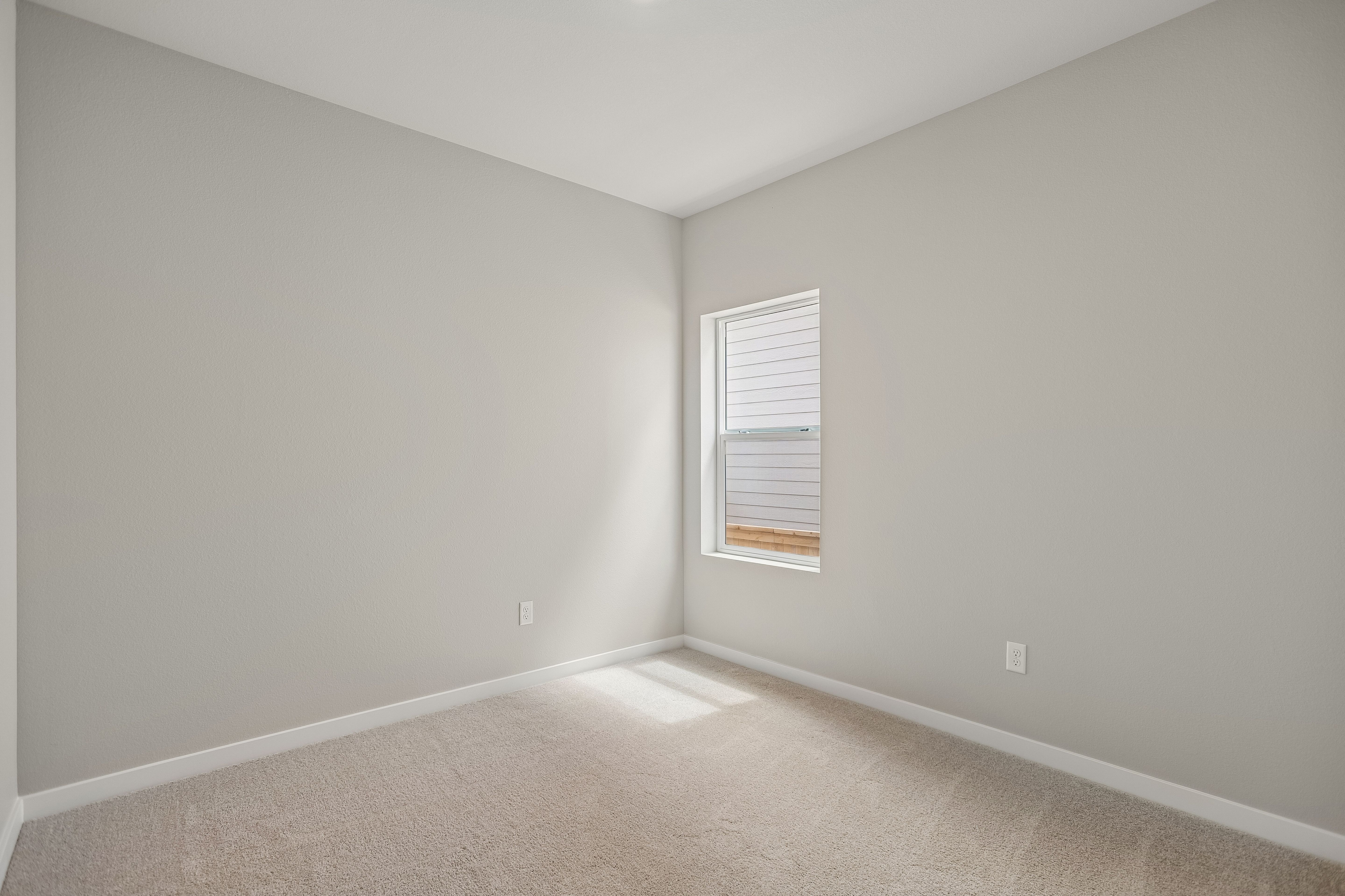 The secondary bedrooms have carpet.