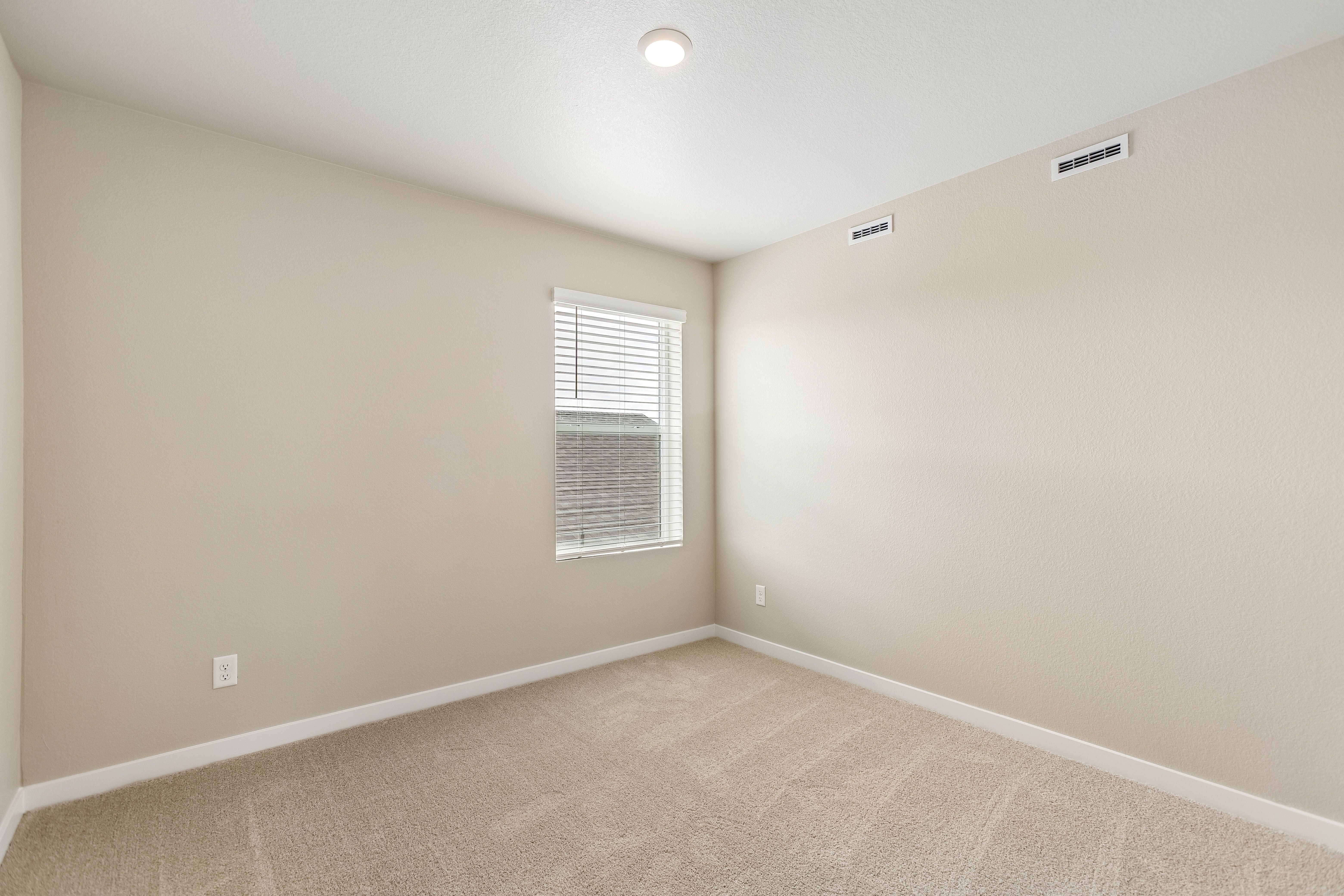 The secondary bedrooms have carpet.