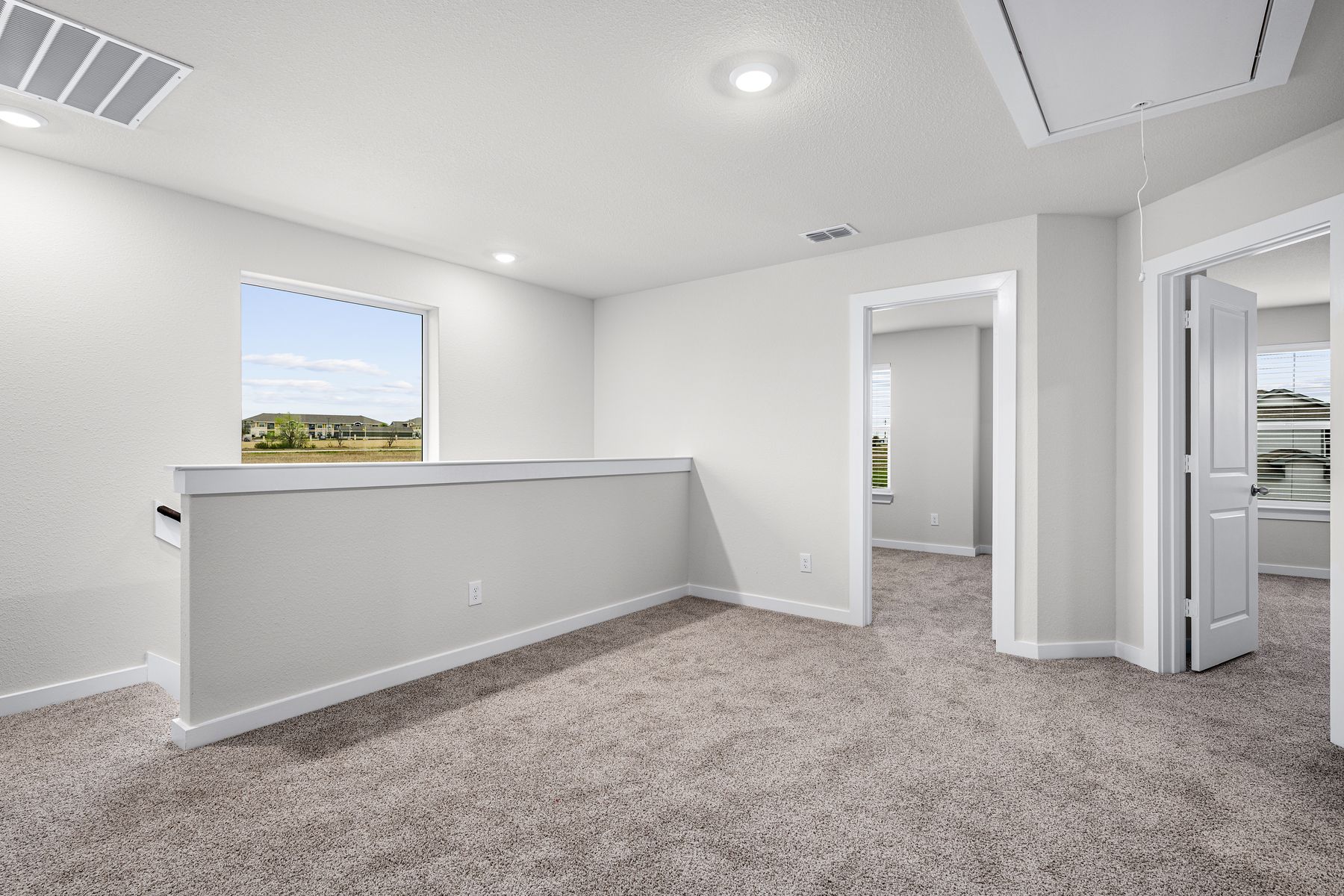 The secondary bedrooms are the perfect space for children's bedrooms or guest rooms.
