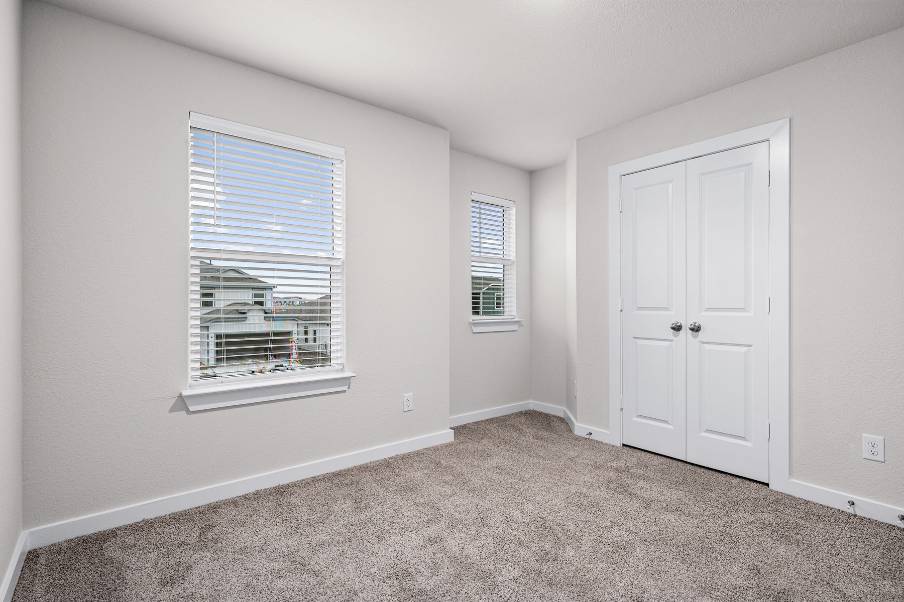 The secondary bedrooms are the perfect space for children's bedrooms or guest rooms.