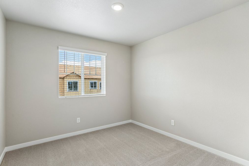 The secondary bedrooms have carpet.