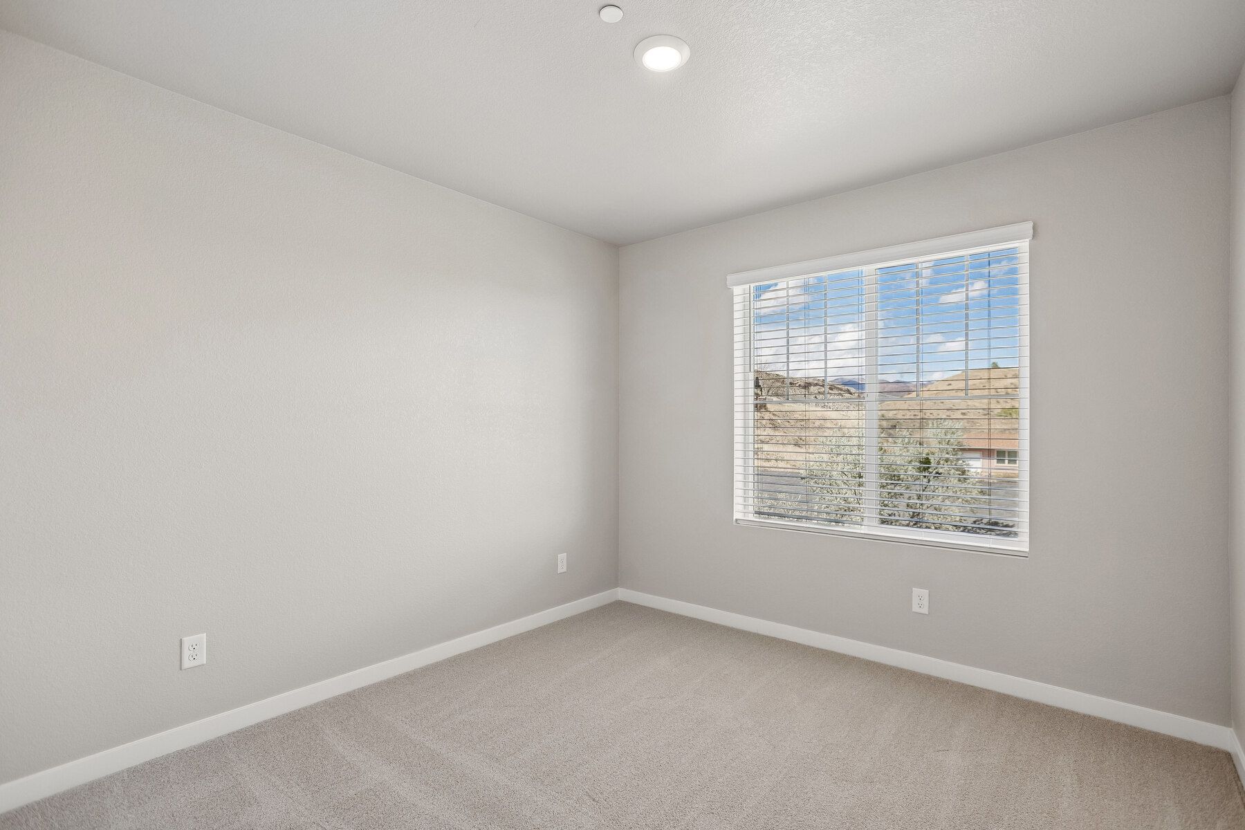 The secondary bedrooms have carpet.