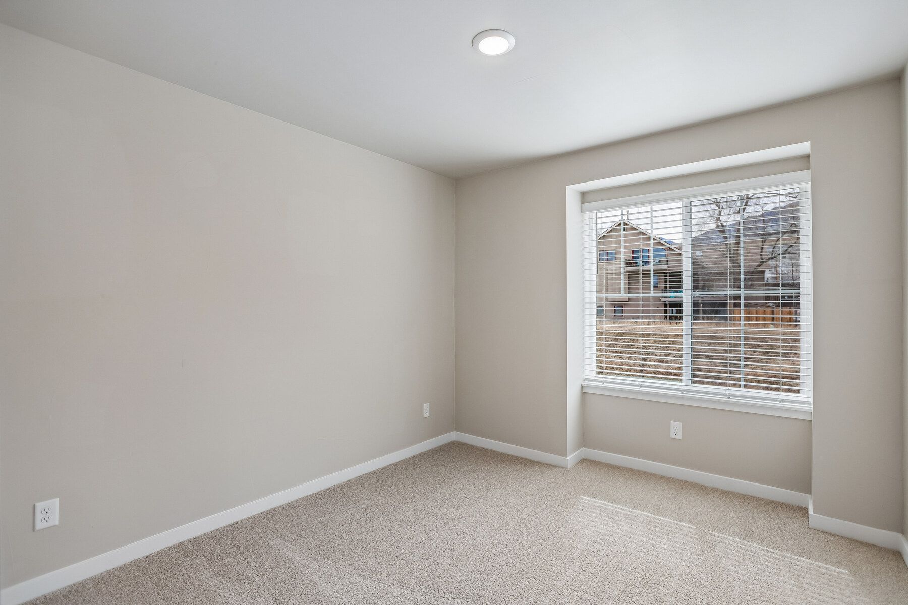 The secondary bedrooms have carpet.