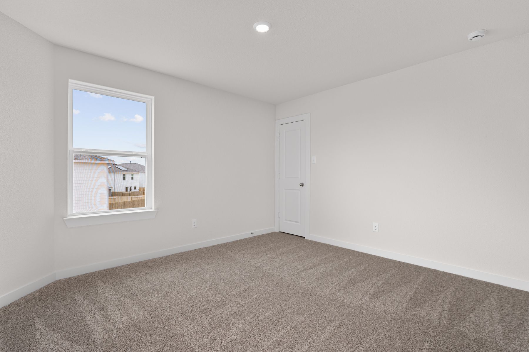 The secondary bedrooms are the perfect space for a children's bedroom or guest room. 