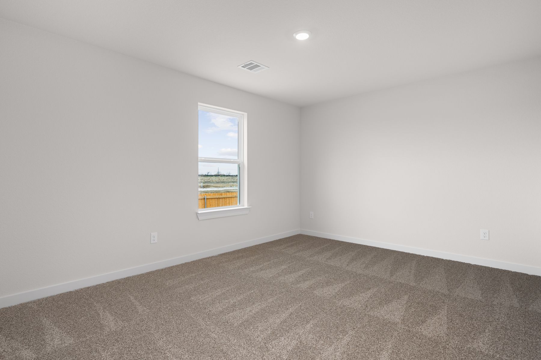 The secondary bedrooms are the perfect space for a children's bedroom or guest room. 