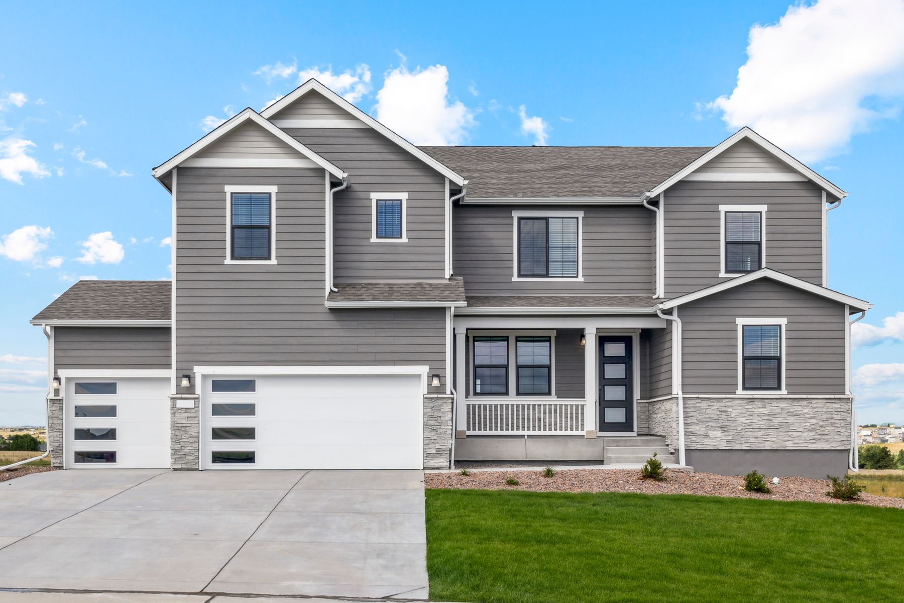 The Monte Vista is a two story home. 