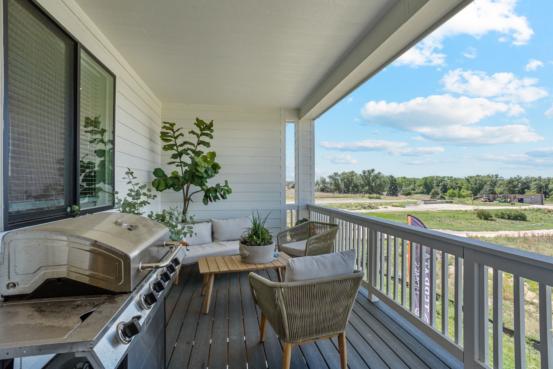 The Estes has a wonderful back deck.