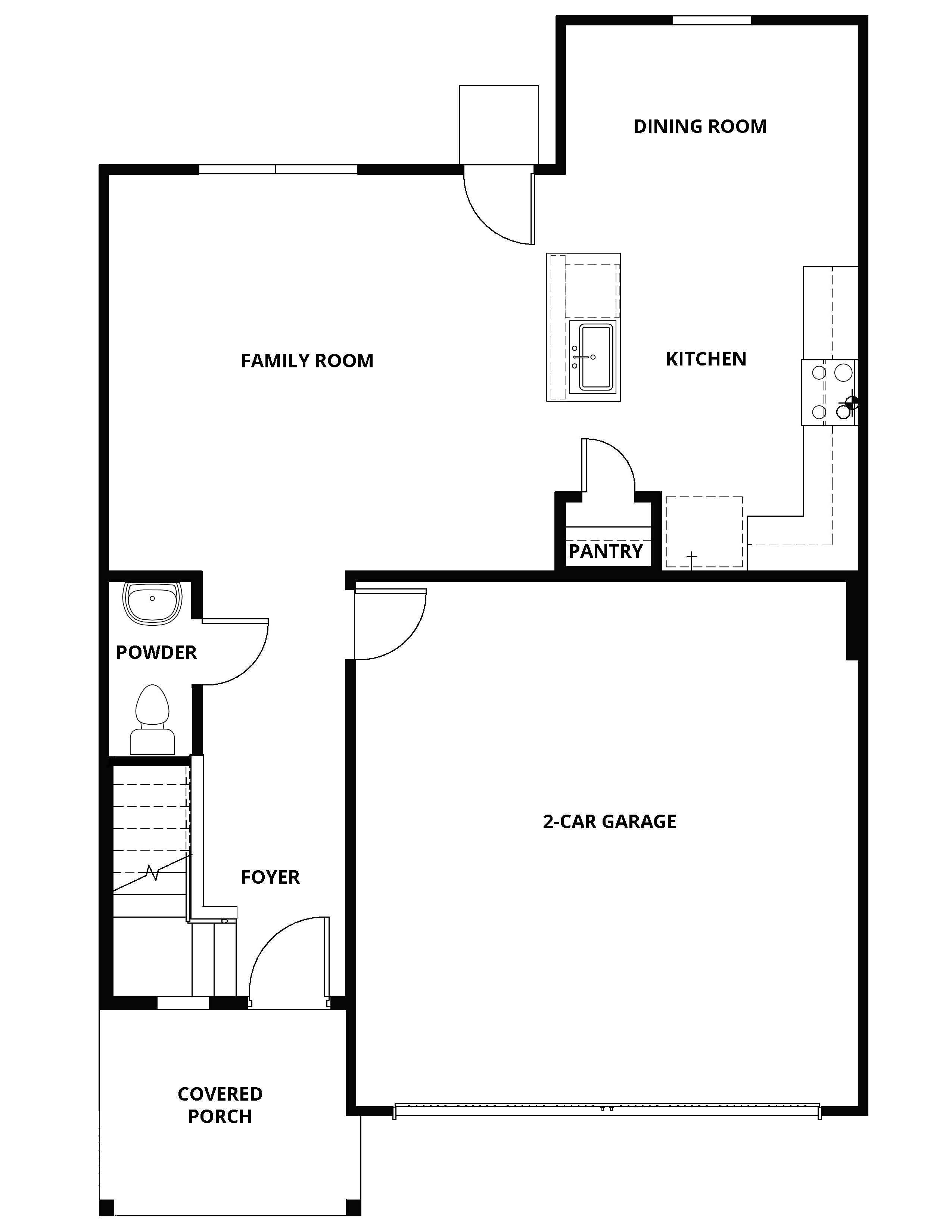 The Colorado has an open floor plan.