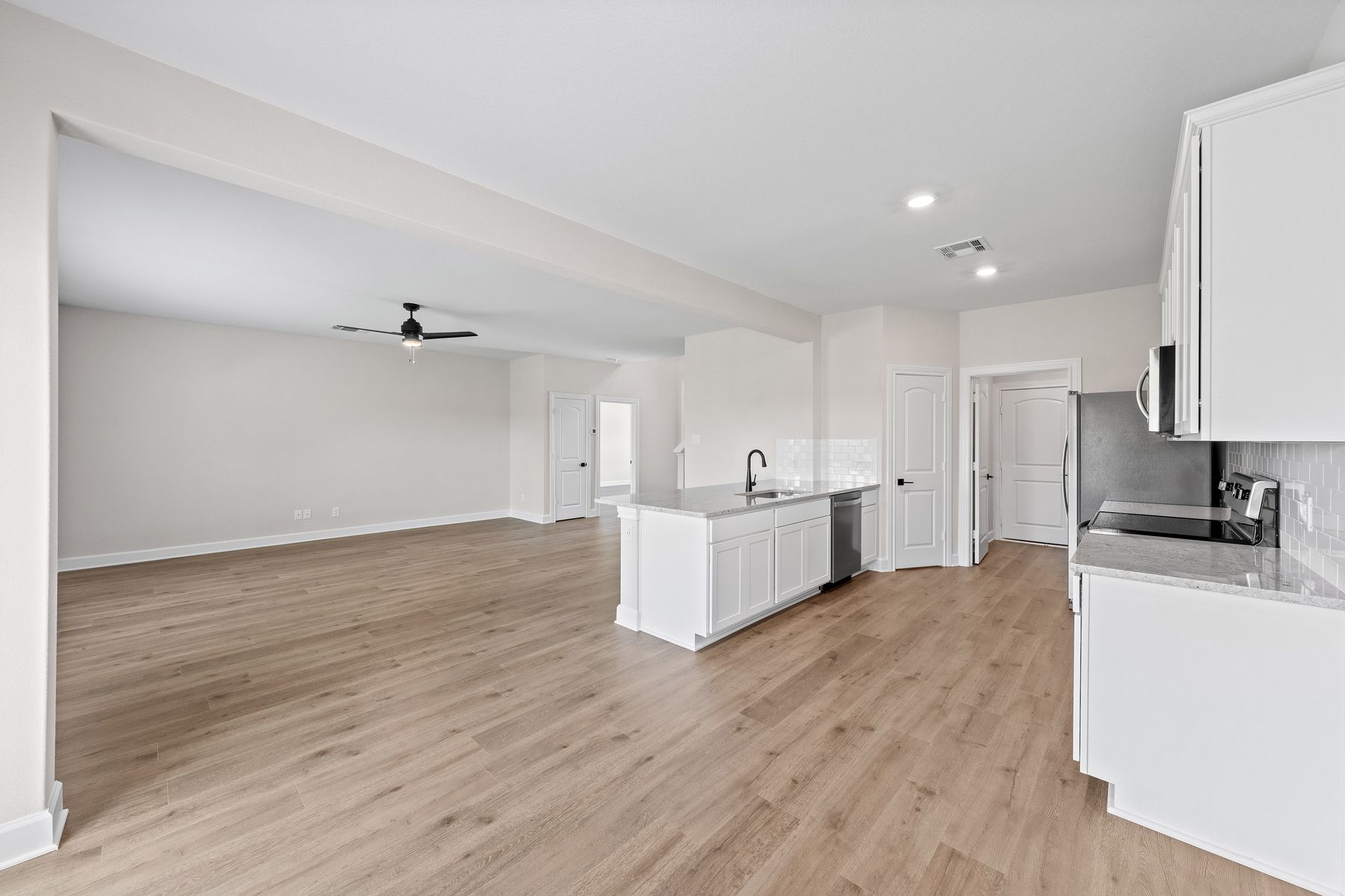 The Cypress has a spacious, open-concept layout.
