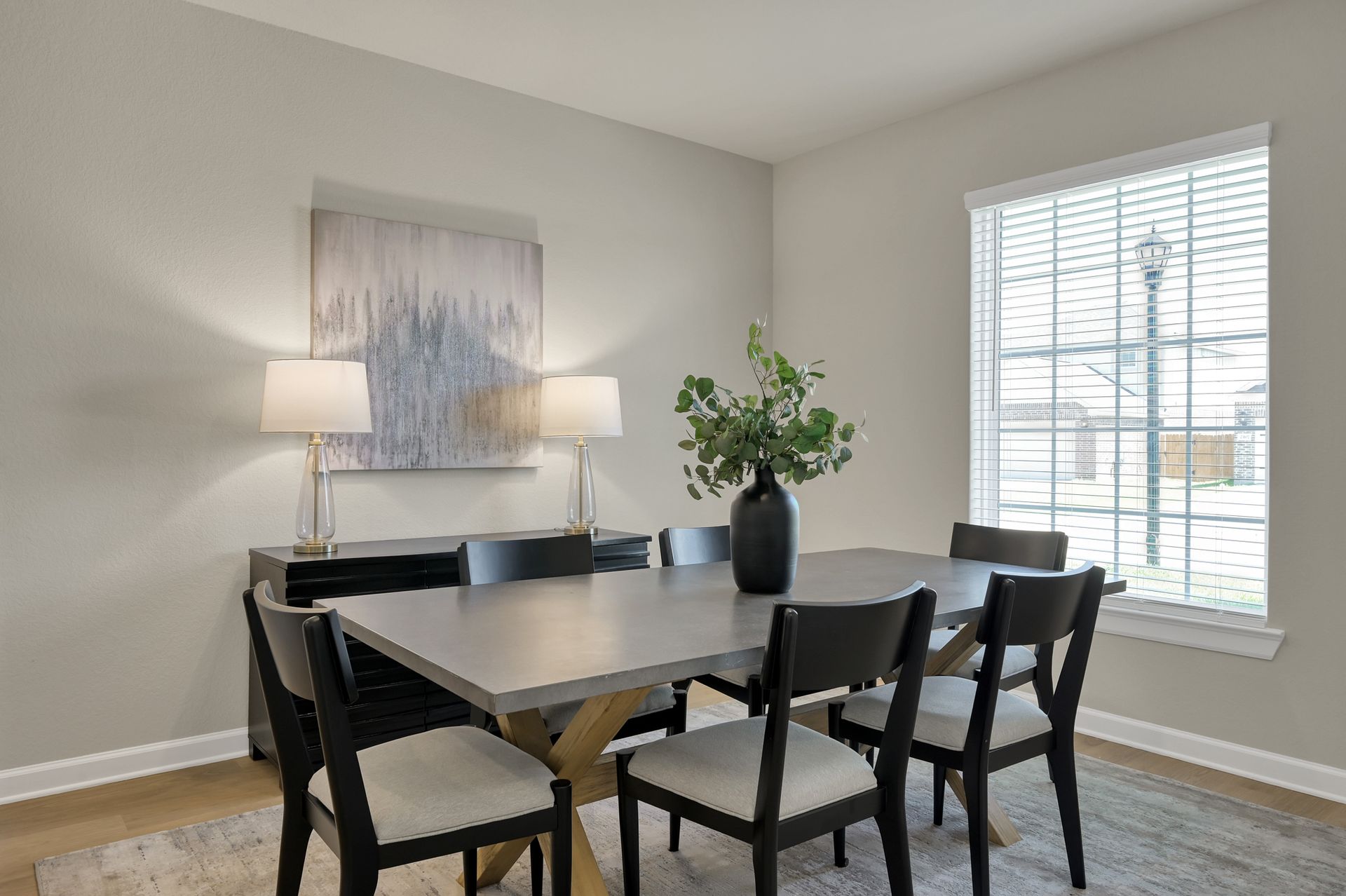 A dedicated dining space perfect for everyday meals and special gatherings