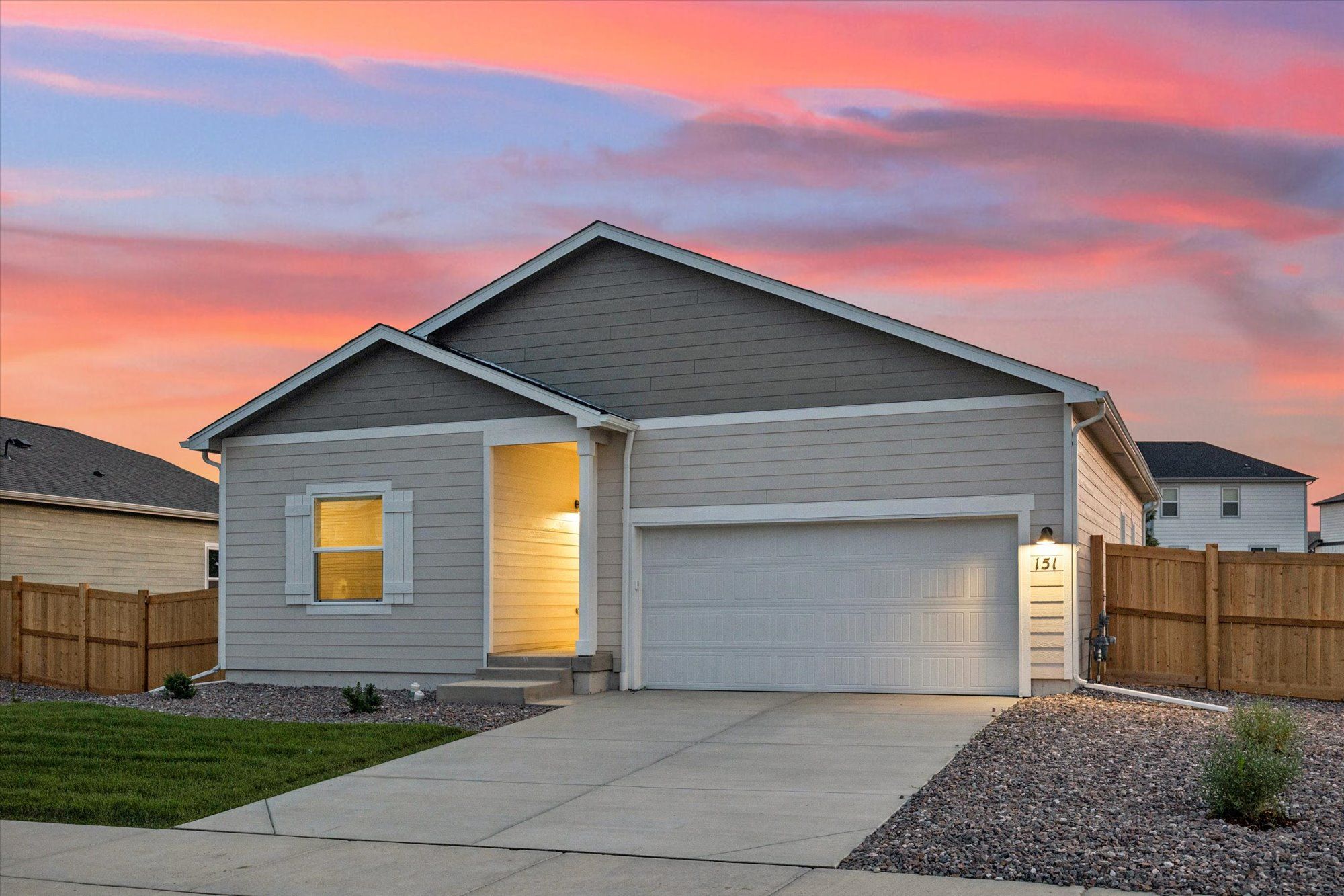 The Gunnison is a beautiful single story home.