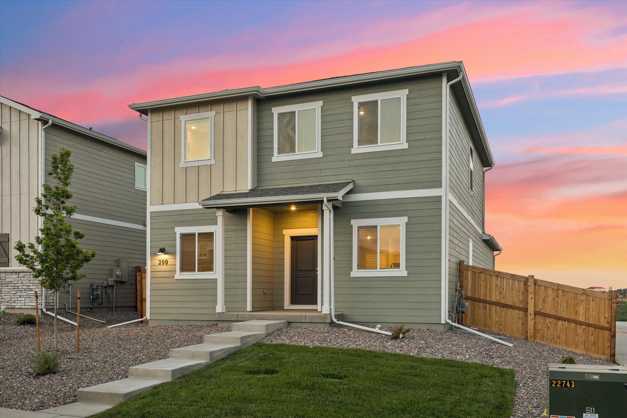 The Lily is a beautiful two-story home.