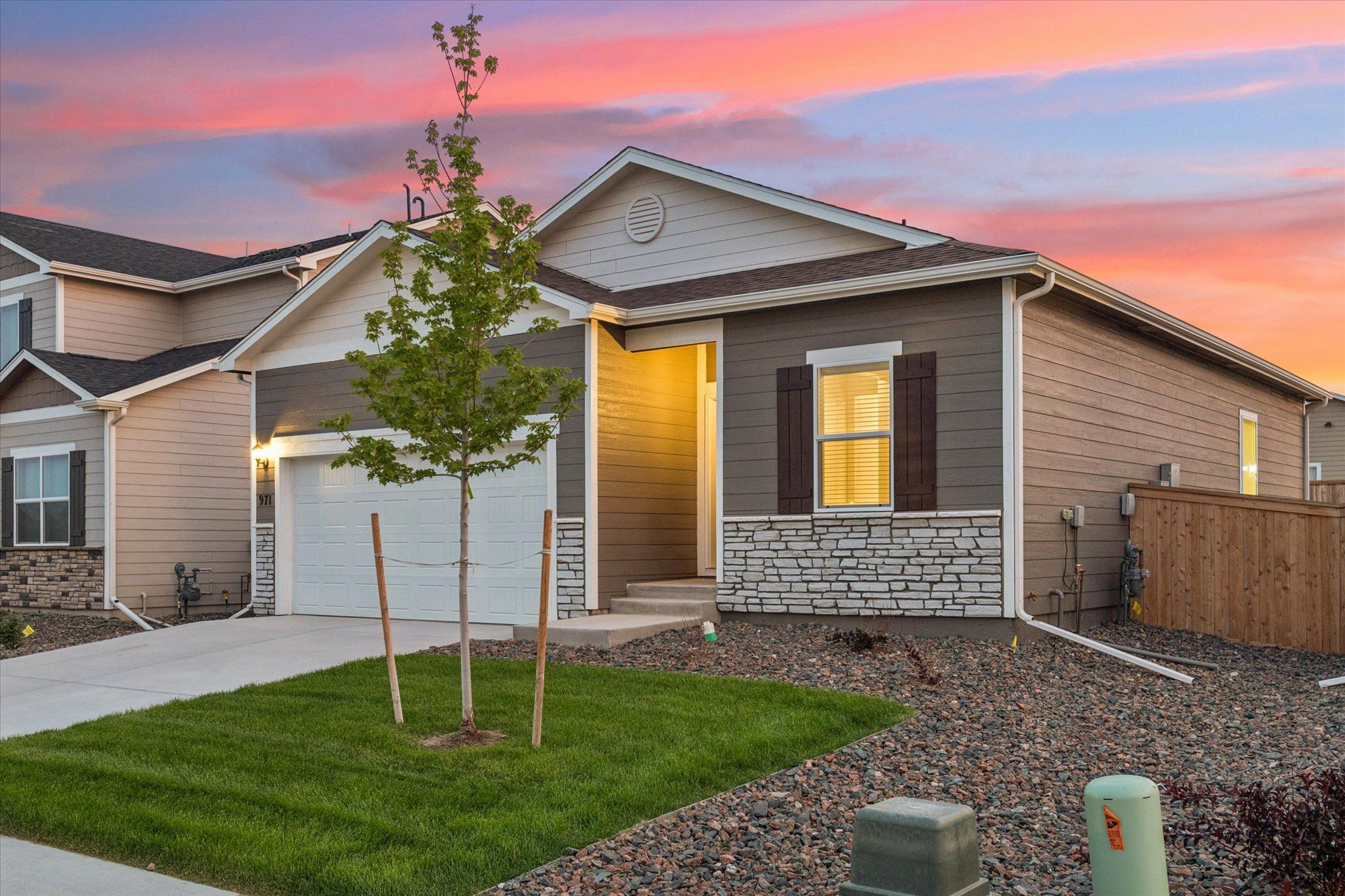 The Arapaho plan is a perfect three bedroom home.