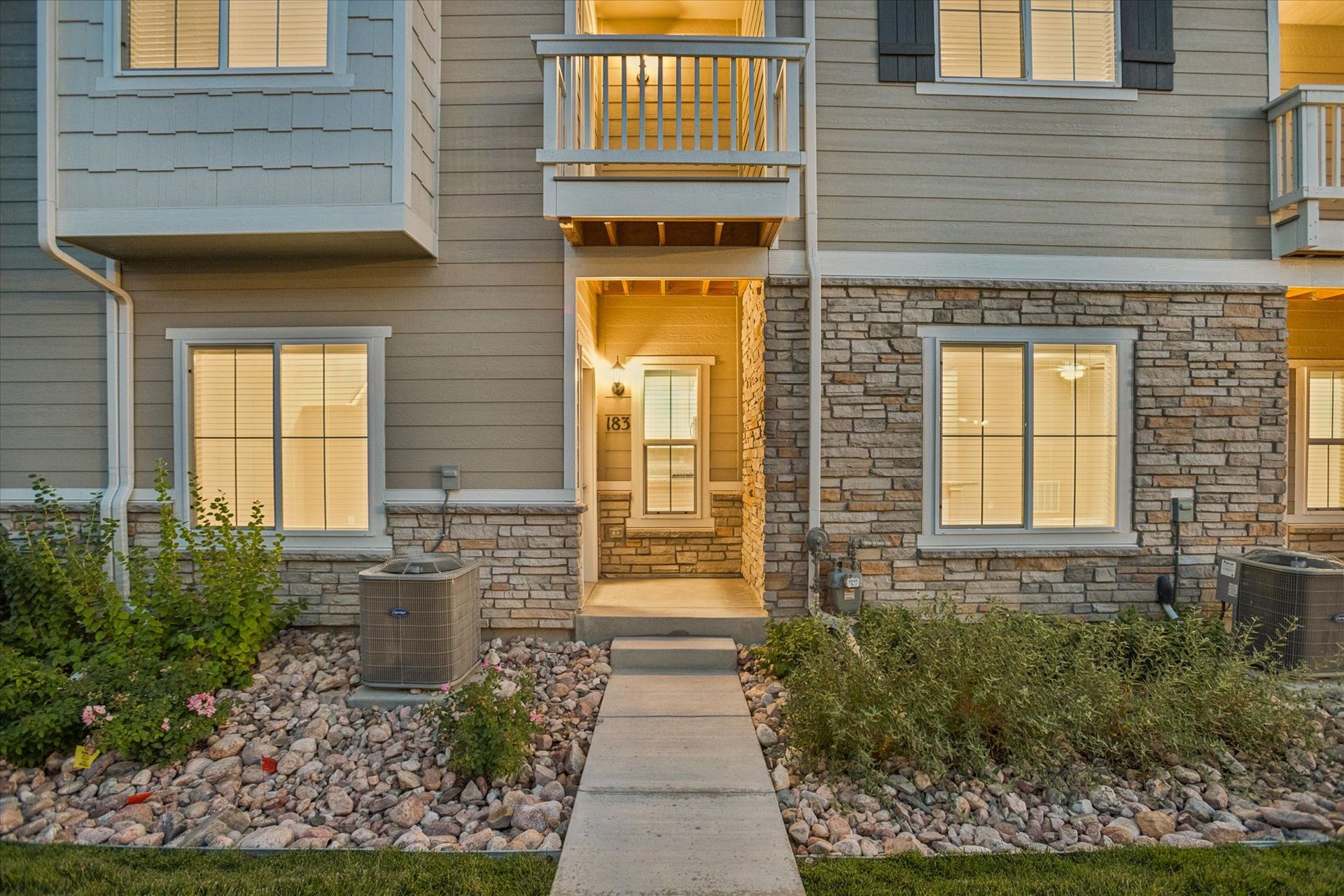 The Loveland is a beautiful two-story townhome.