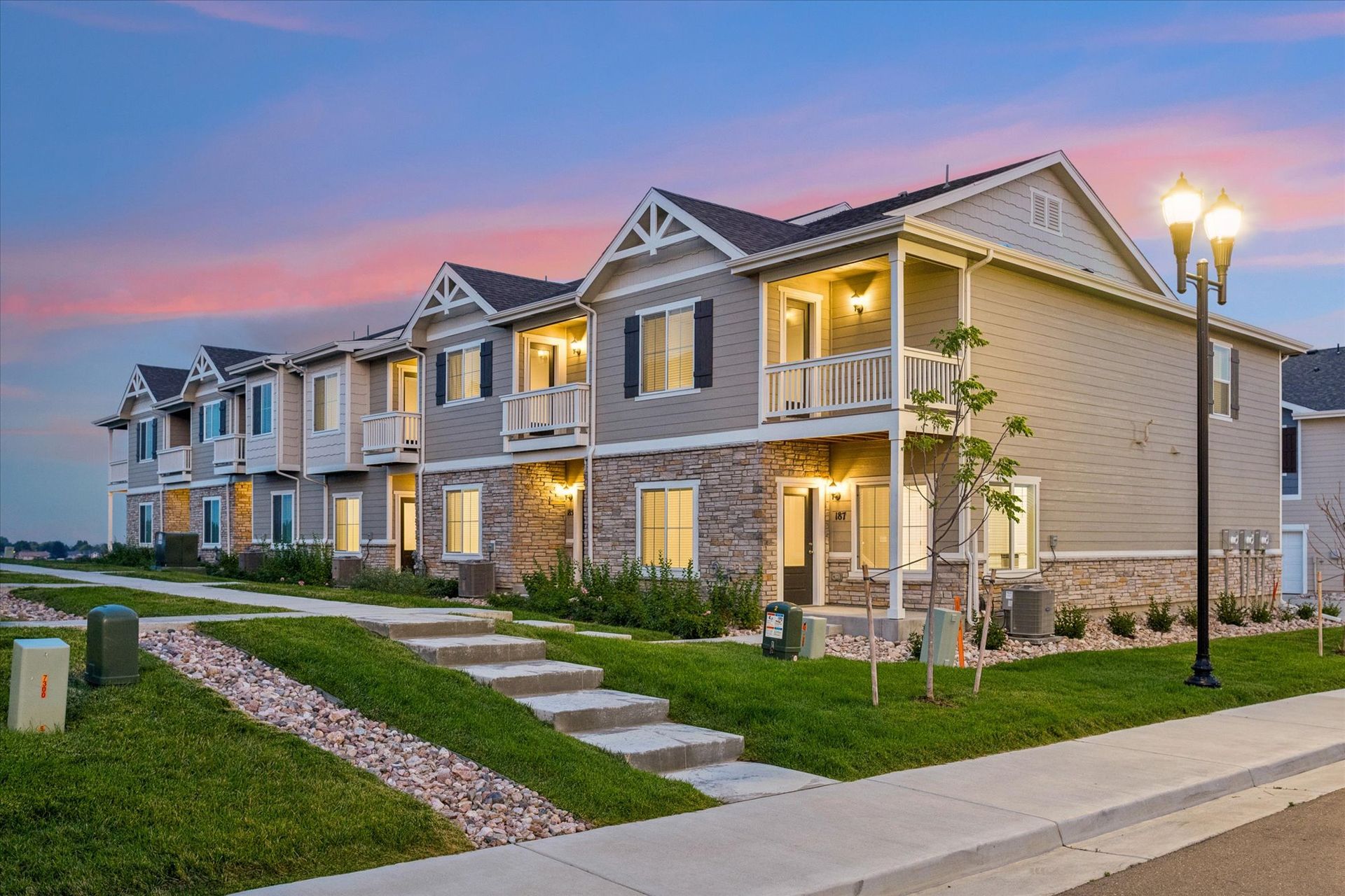 The homes in Johnstown Village are spacious and ready for you!