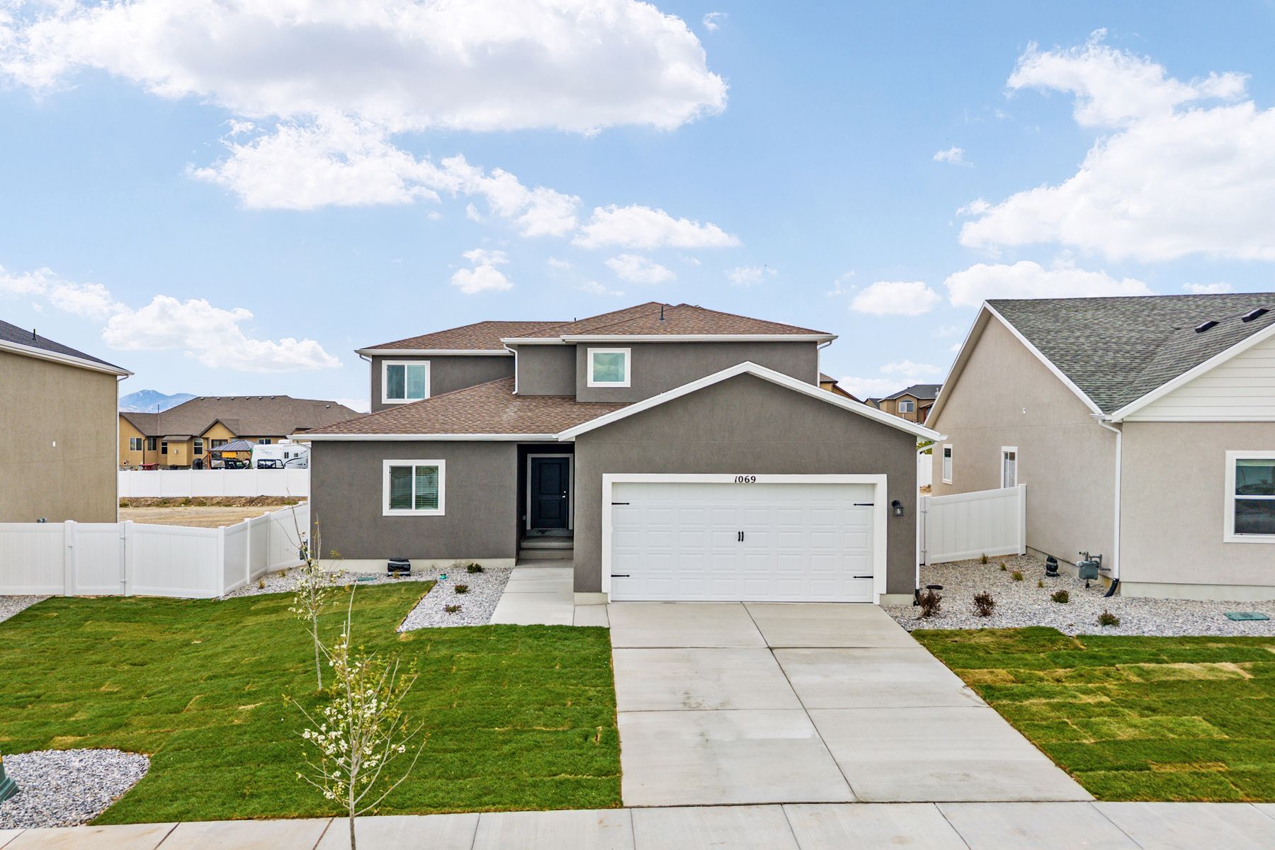 The Provo is a beautiful two-story home.