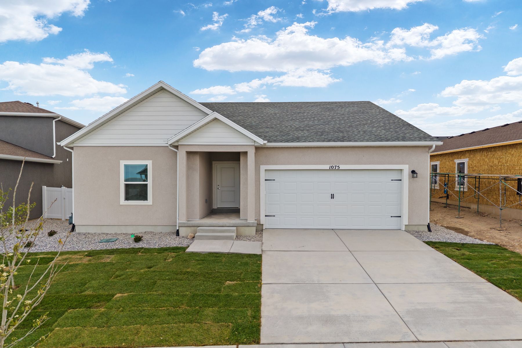 The Millard is a beautiful one-story home.