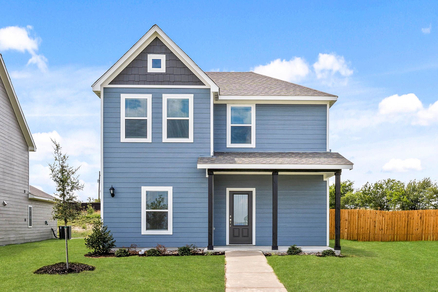 The Dogwood is a beautiful two-story home. 
