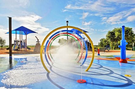 Cool Off at the Luckey Ranch Splash Pad Park!