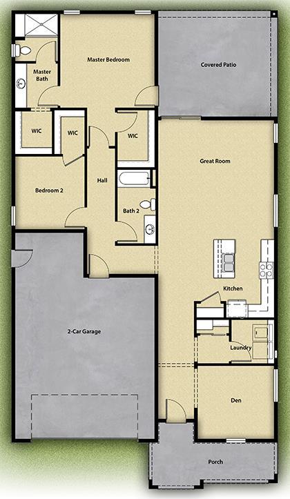 Huge covered patio & tons of space in this home!