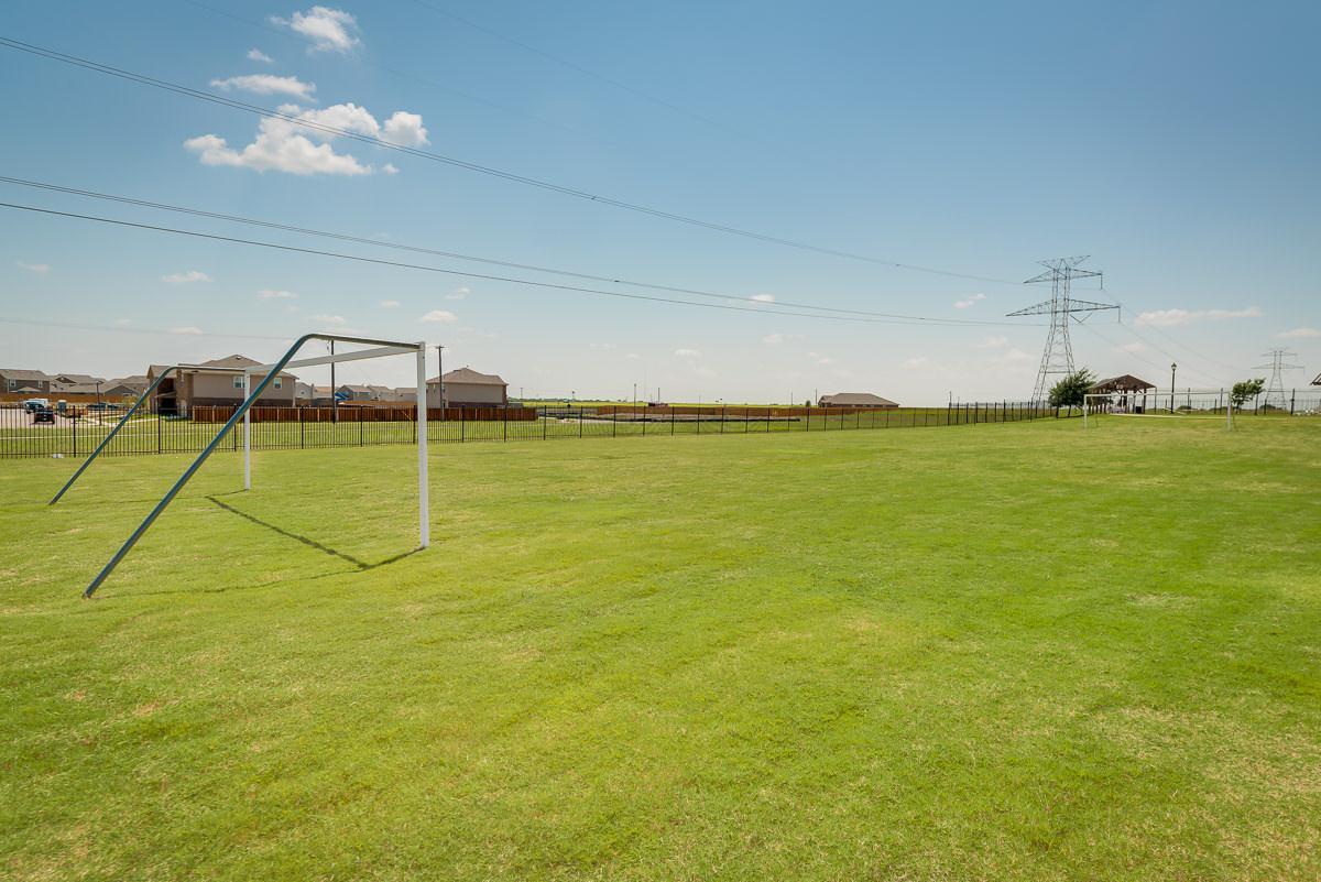 The community also has soccer fields.