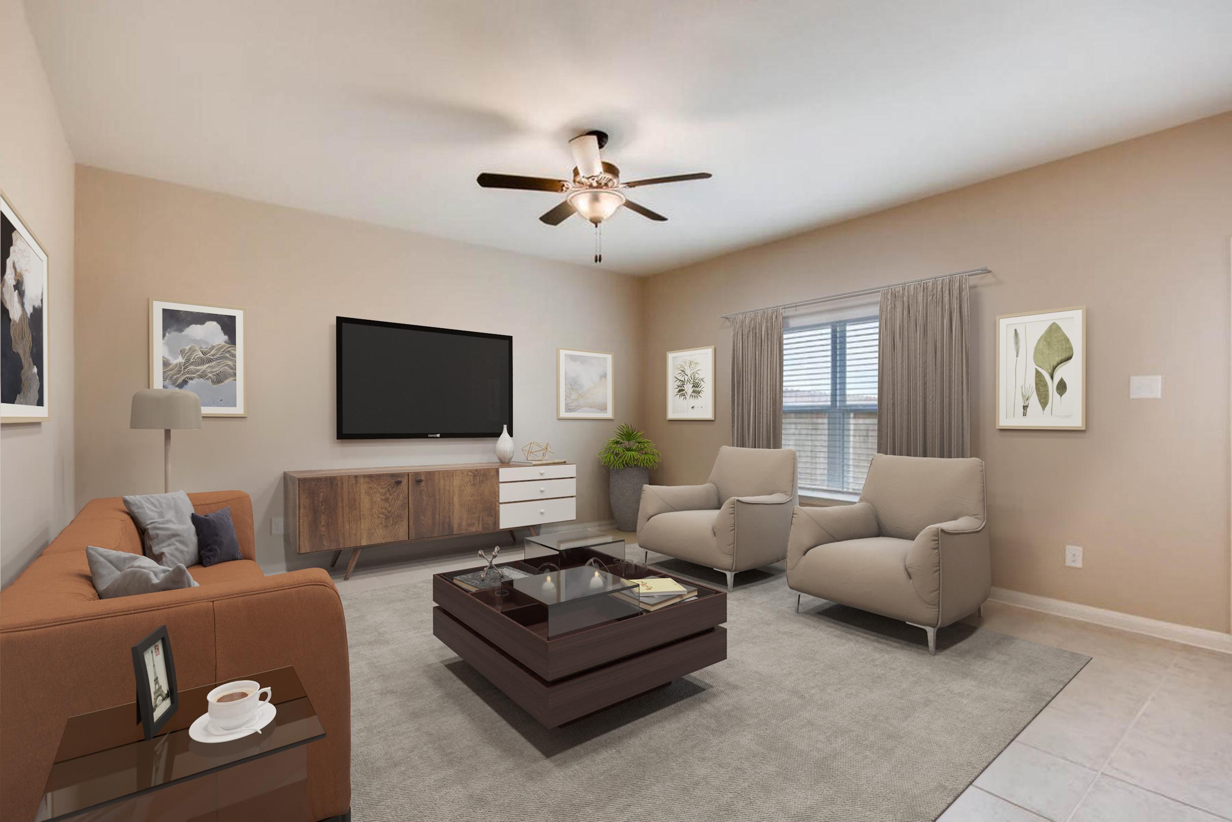 Open floor plans with tons of space