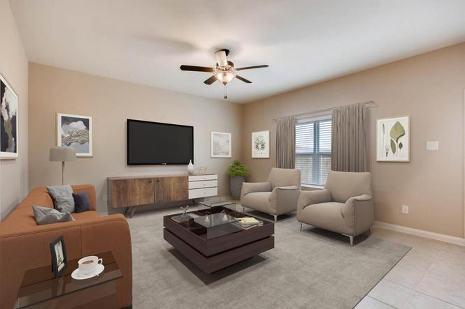 Open floor plans with tons of space