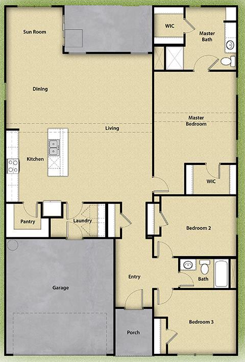 Gorgeous home with open floor plan and stunning finishes