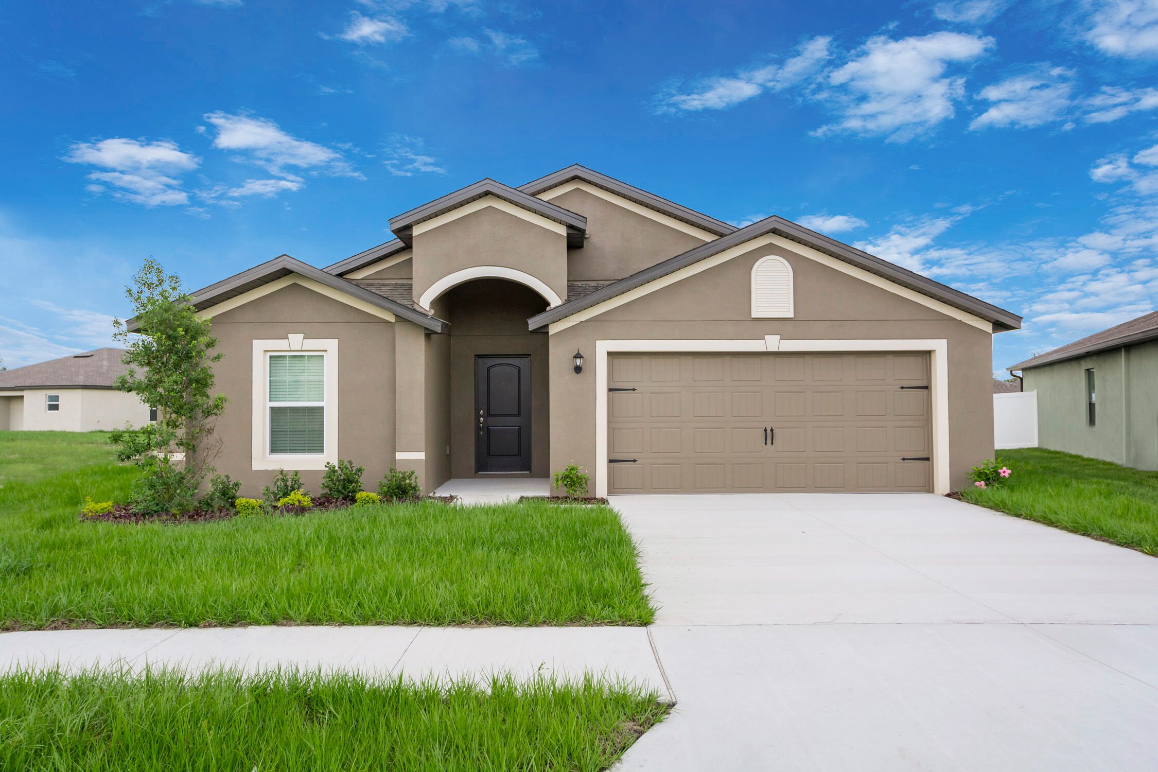 This one-story home features amazing curb appeal 