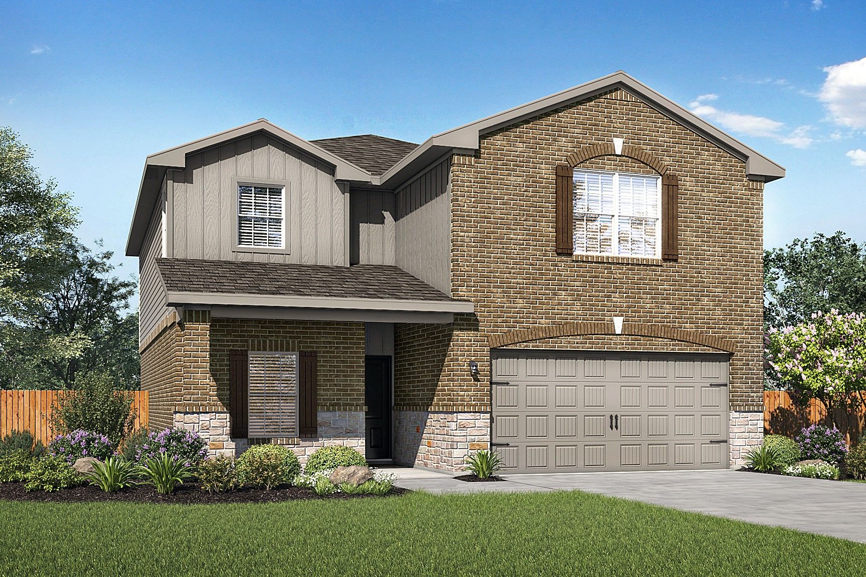 The spacious Victoria plan at Hightop Ridge is ready for move-in.