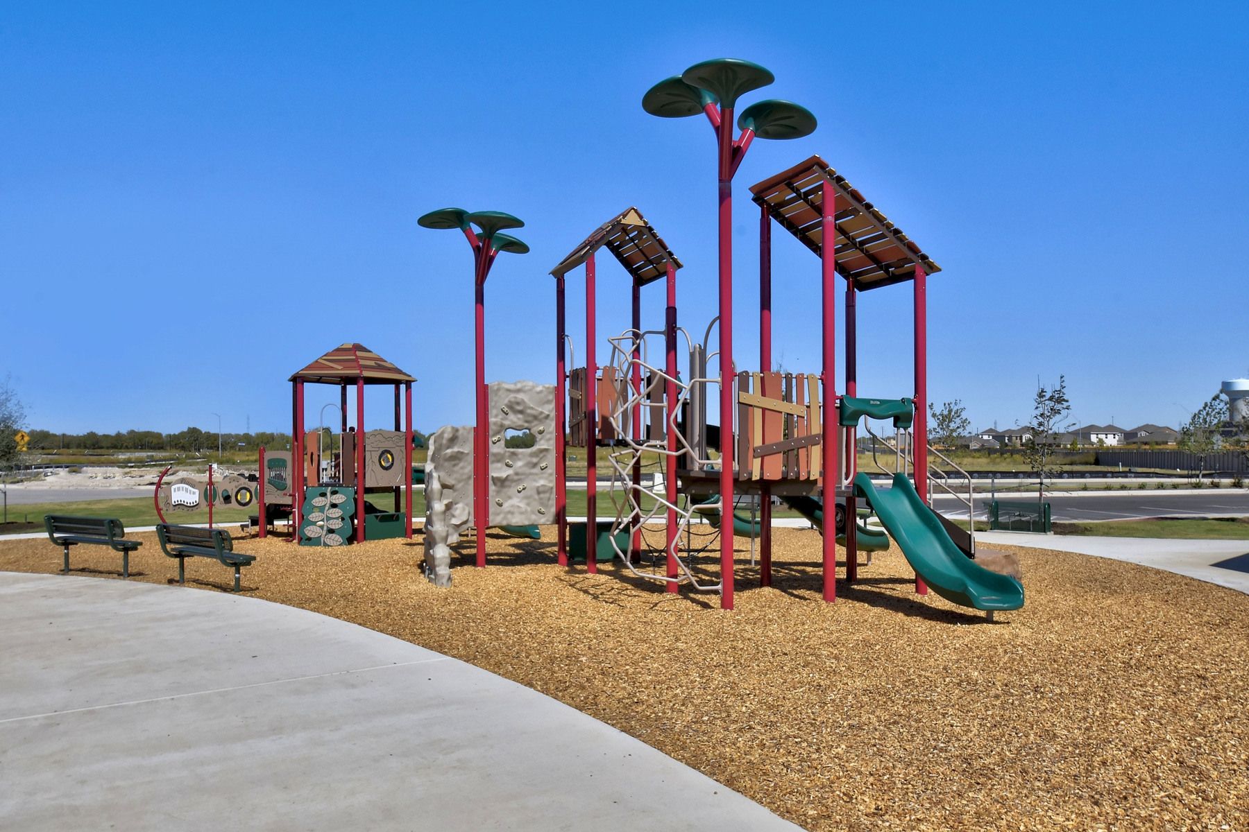 The children's playground at Preserve at Medina.