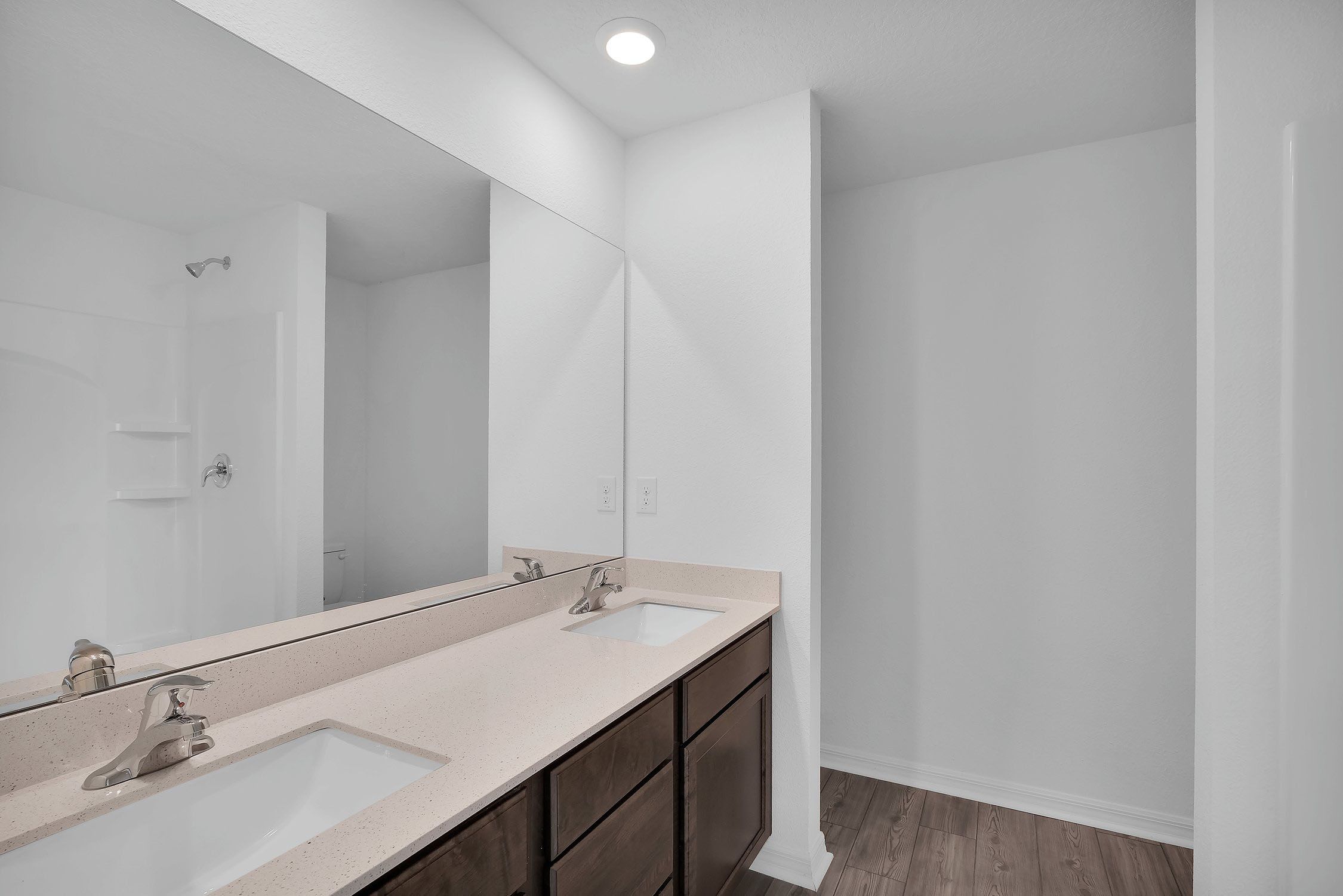 Spacious vanities are perfect for getting ready in the morning!