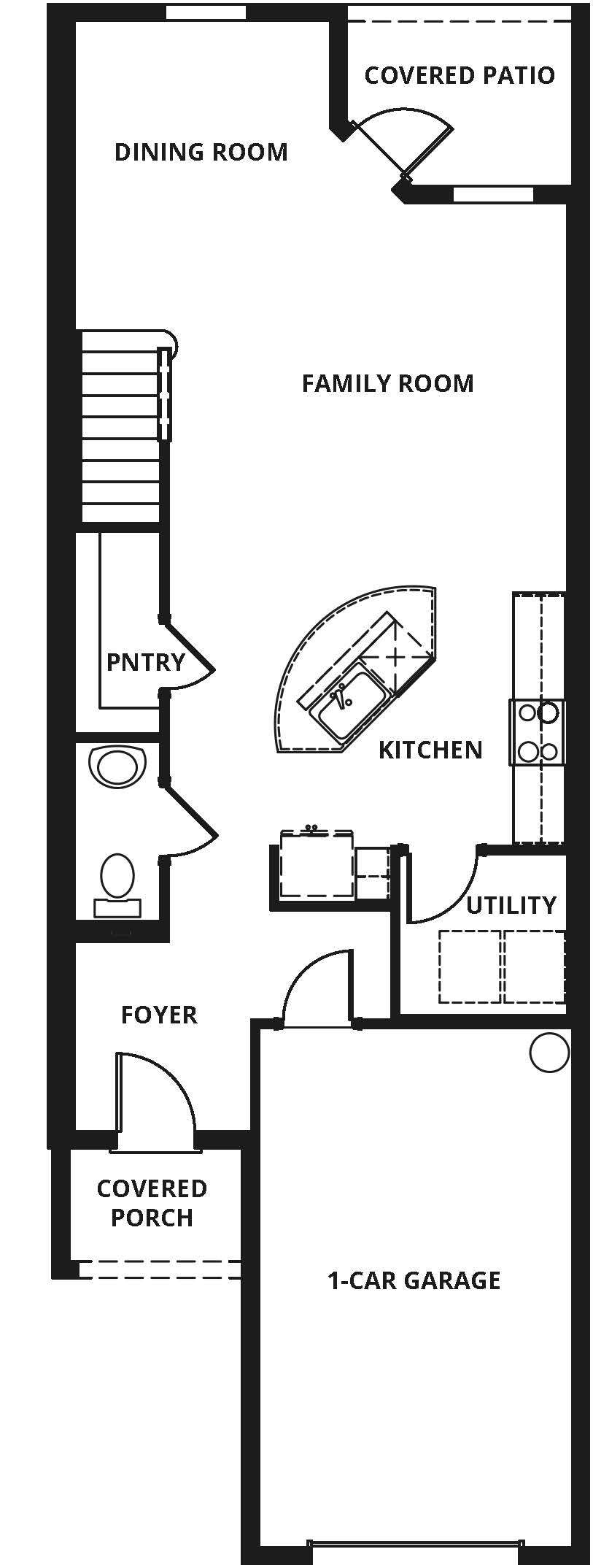 Spacious home with open-concept layout