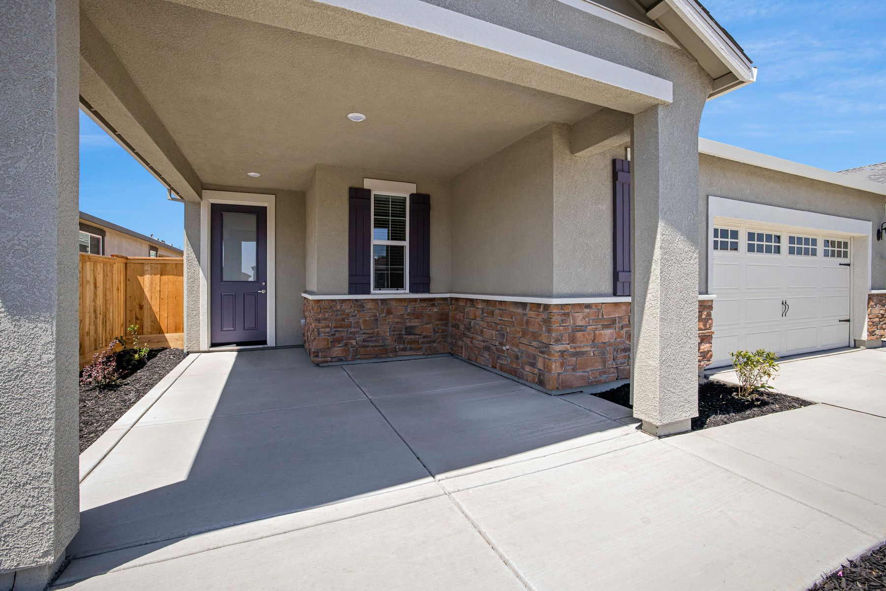 This home has a huge covered front porch.