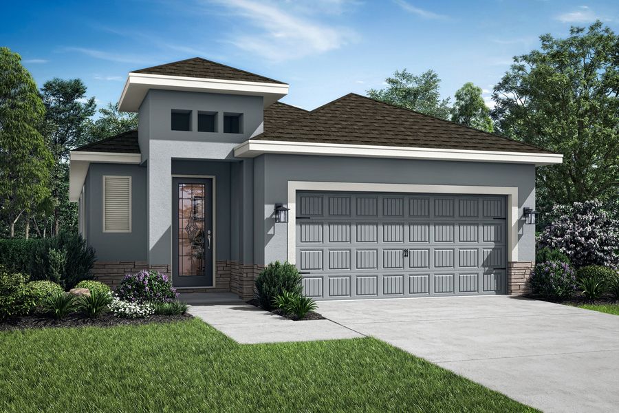 Crescent floor plan