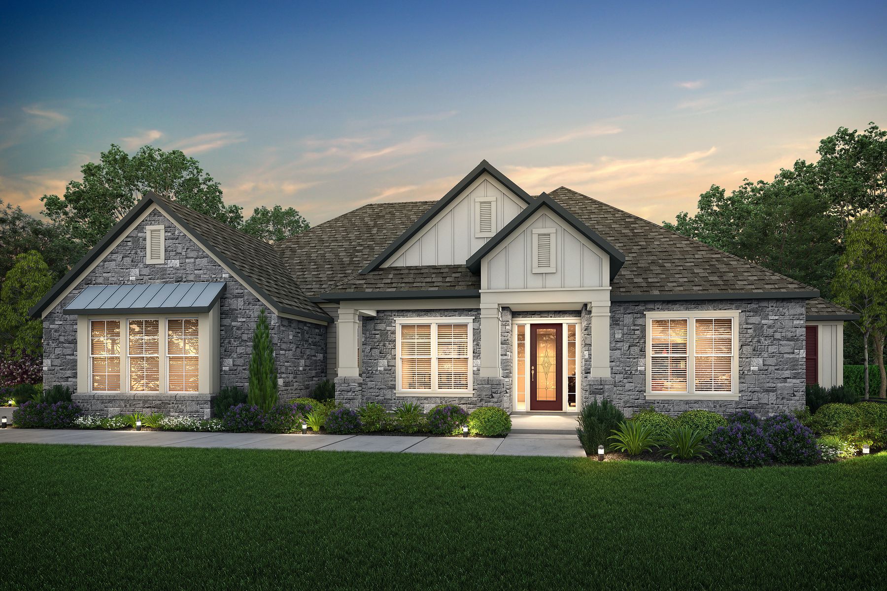 The Bradley Plan is a stunning home within the Craftsman Collection at Southern Pines.