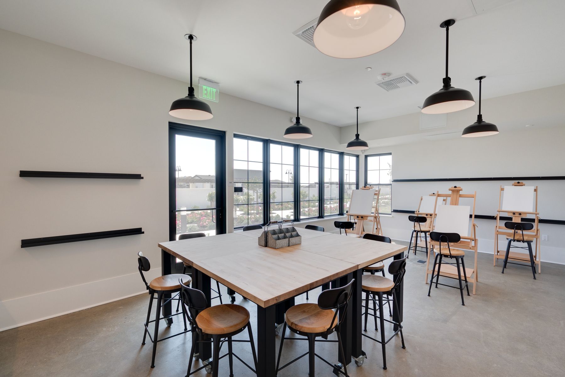 At The Events Barn, you will find a well-stocked art studio!