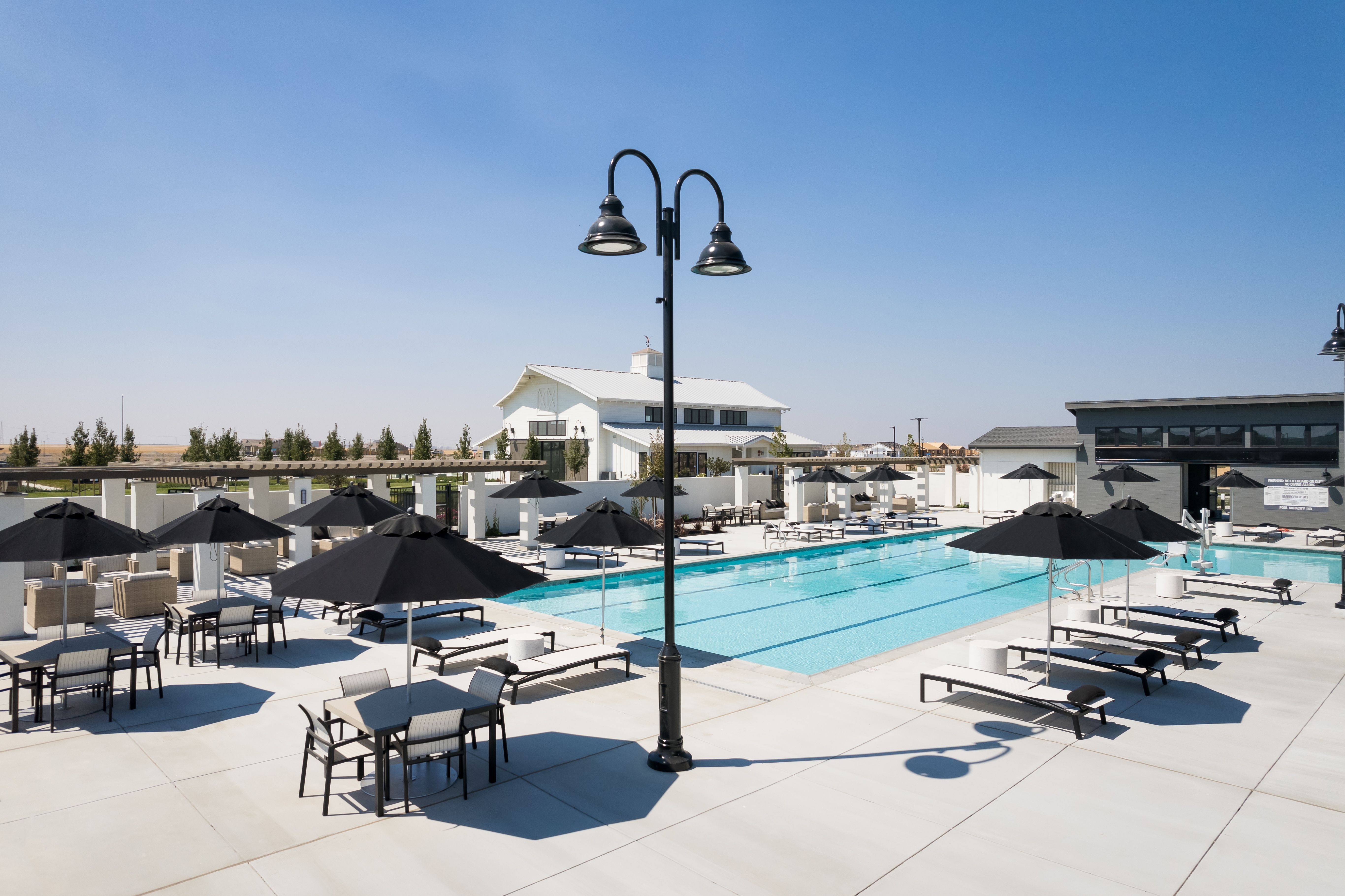 Relax and unwind by the tranquil swimming pool.