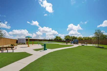 The community park at Shaw Creek Ranch is the perfect spot for family fun.