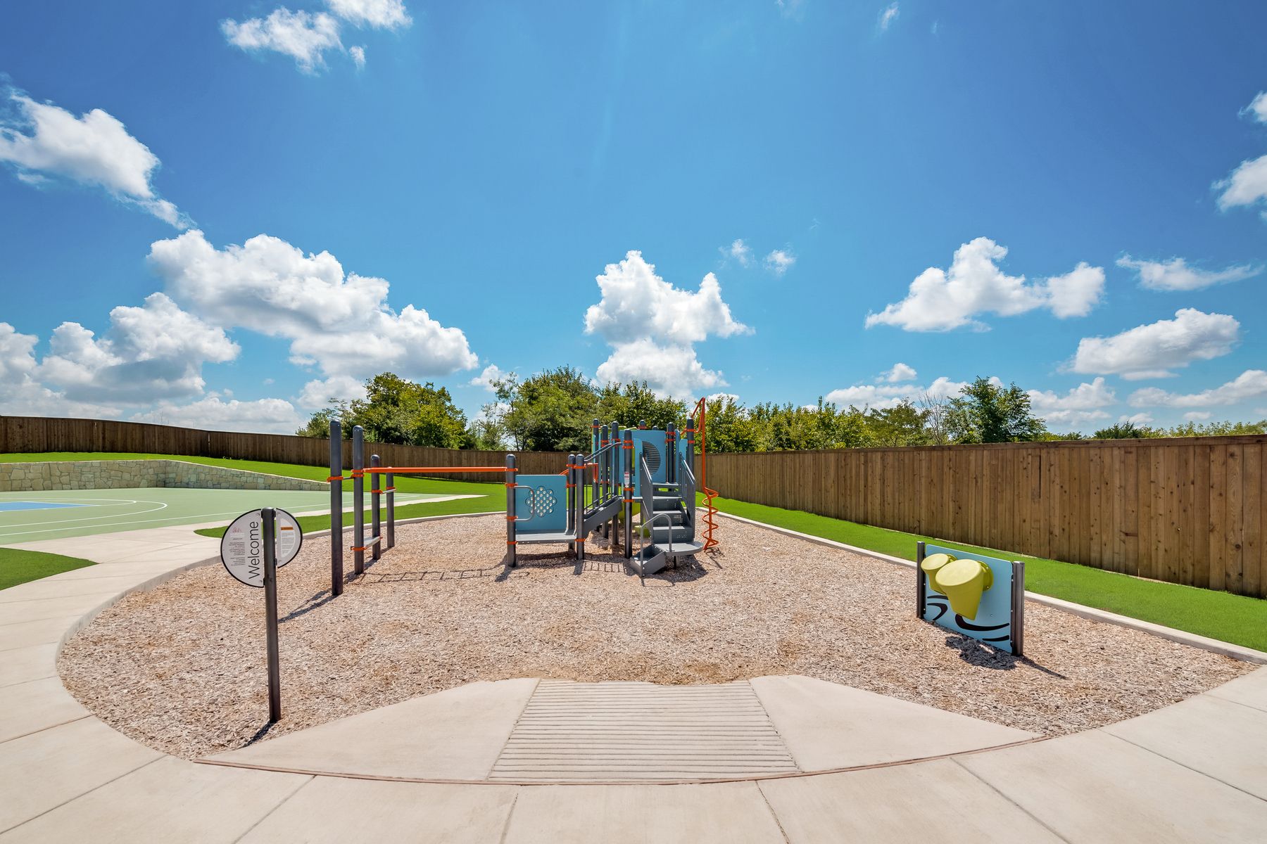 The children's playground at Shaw Creek Ranch.