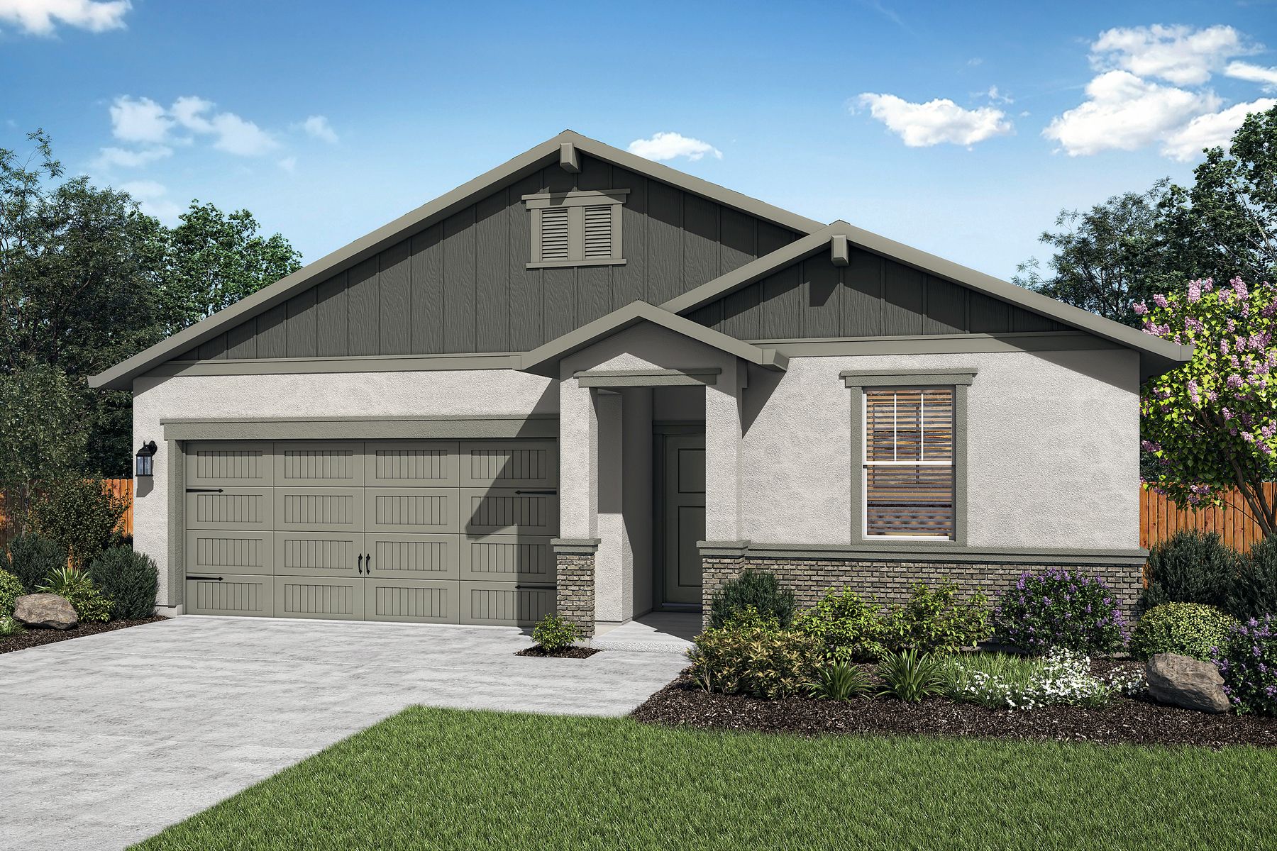 The Carmel comes with multiple remarkable exterior elevations at The Orchards.