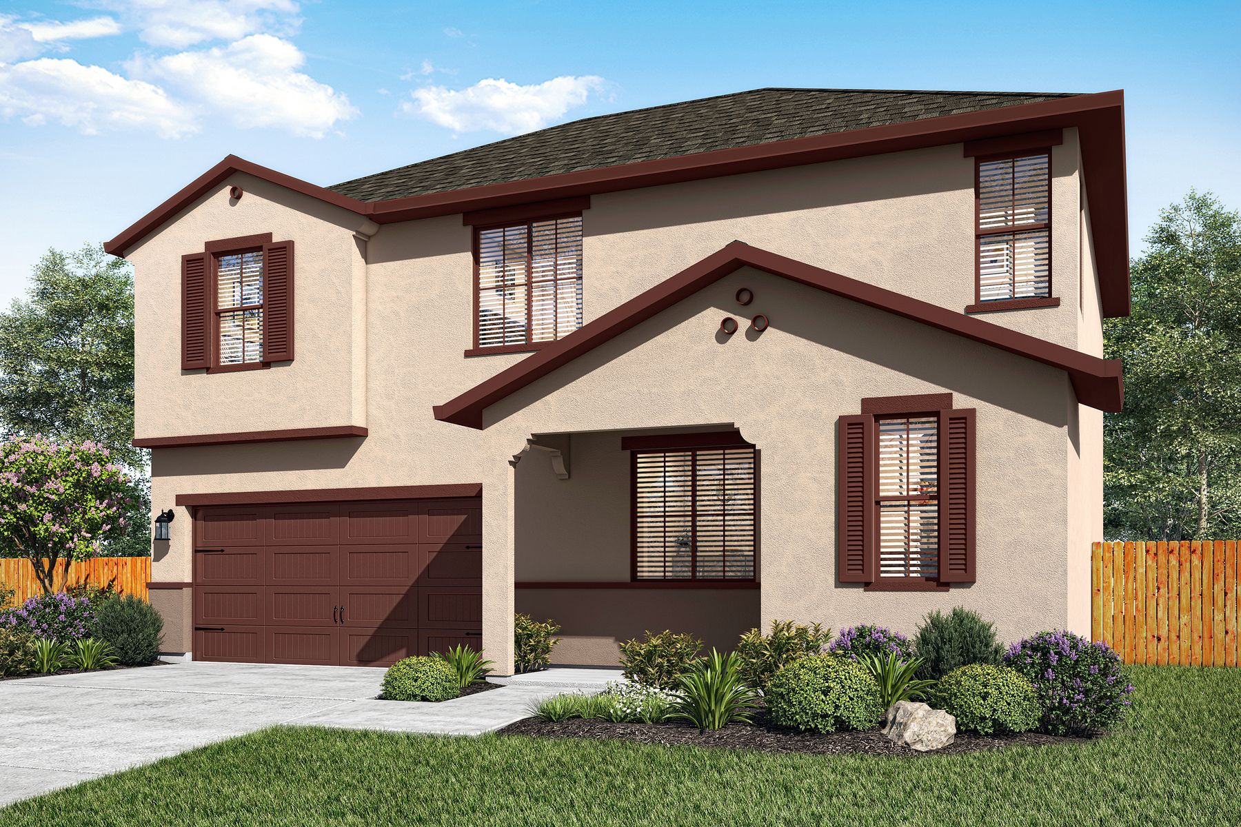 The Malibu plan offers a beautiful exterior and all upgrades included.
