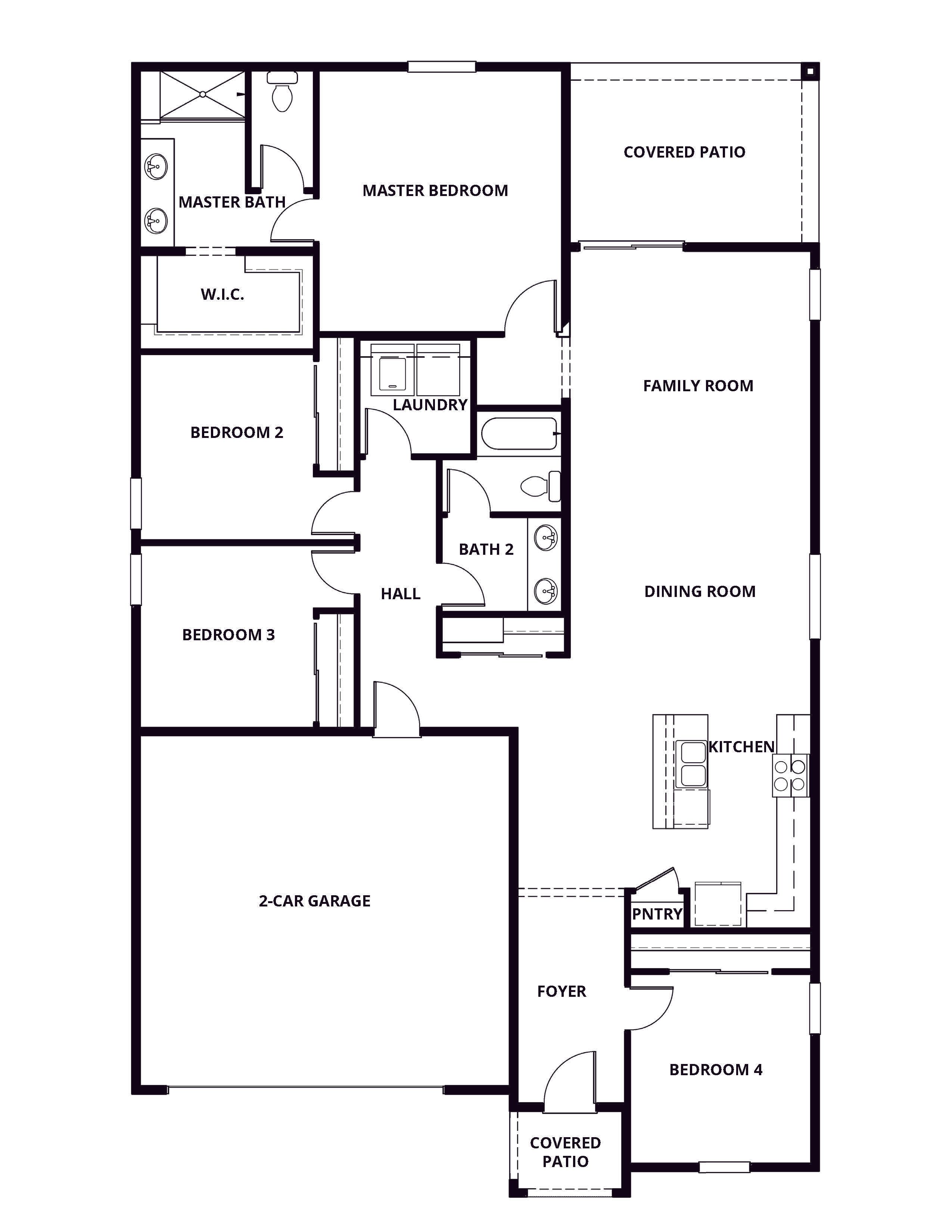 The Imperial has four beds, two baths and an incredible, open layout!