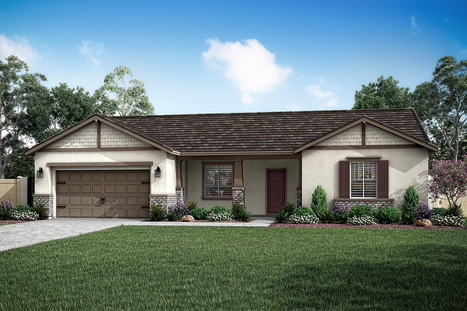 The Hermosa is a beautiful new construction home in Bakersfield.