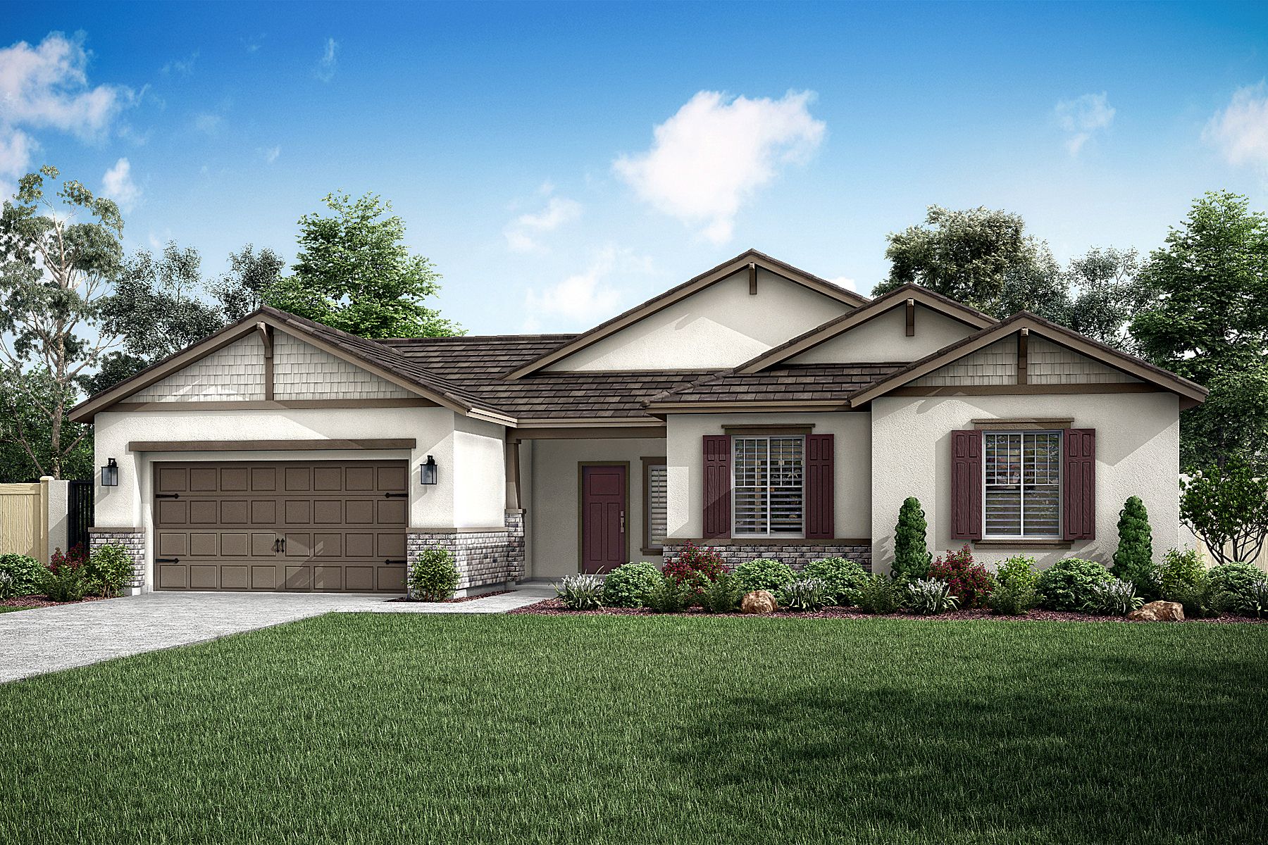 The beautiful Newport plan is brimming with curb appeal.